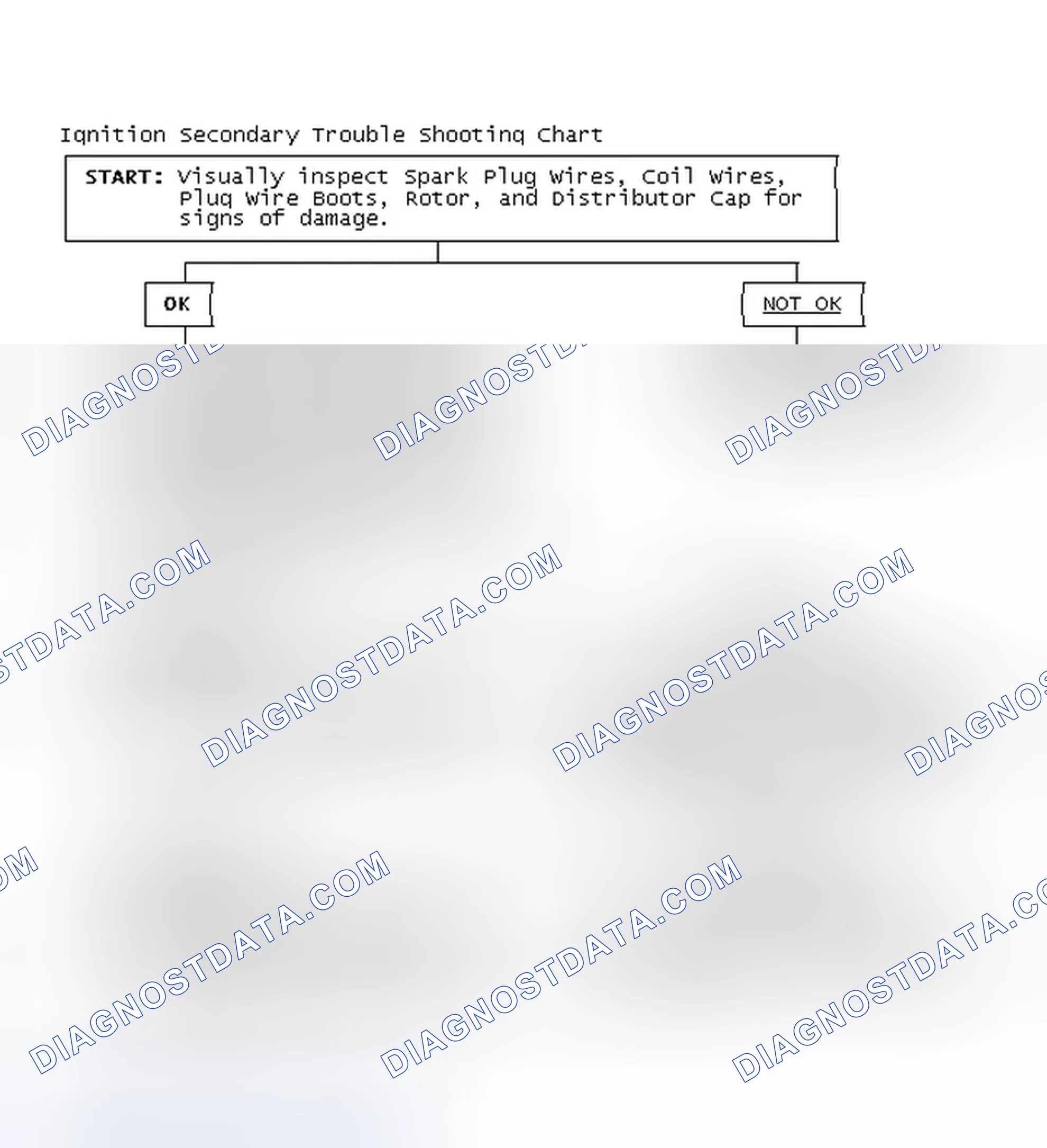 Scheme 1: Ignition Secondary Trouble Shooting Chart