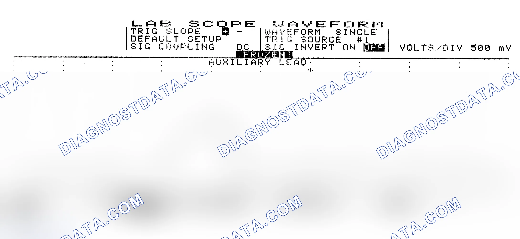 Scheme 10: Single Injector w/Excessive Current Flow - Current Pattern