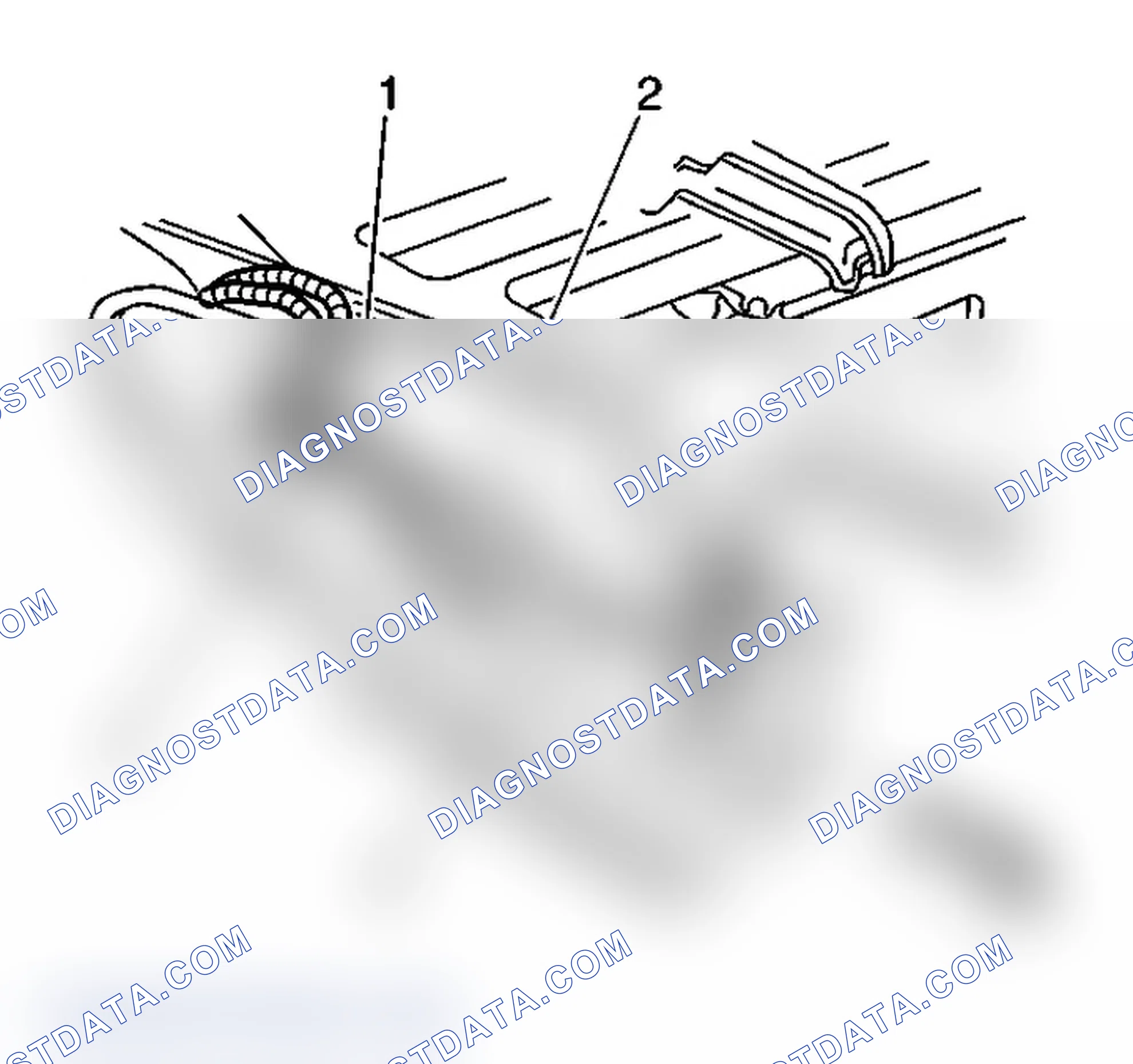 Scheme 11: Identifying Fuel Feed Pipes At Fuel Filter/Pressure Regulator