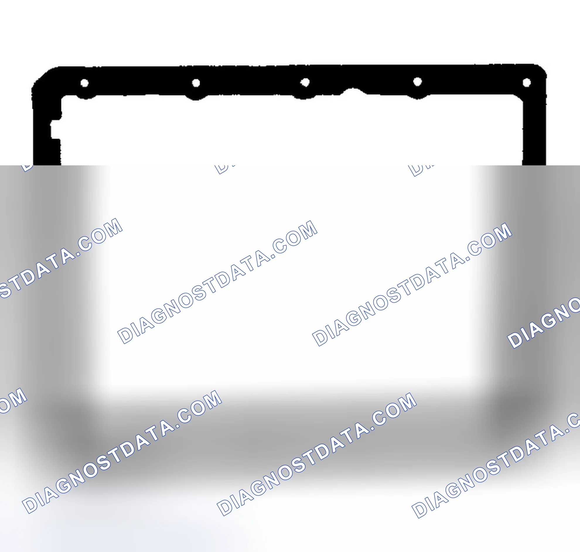 Scheme 18: Identifying Oil Pan Gasket (AW372LE)