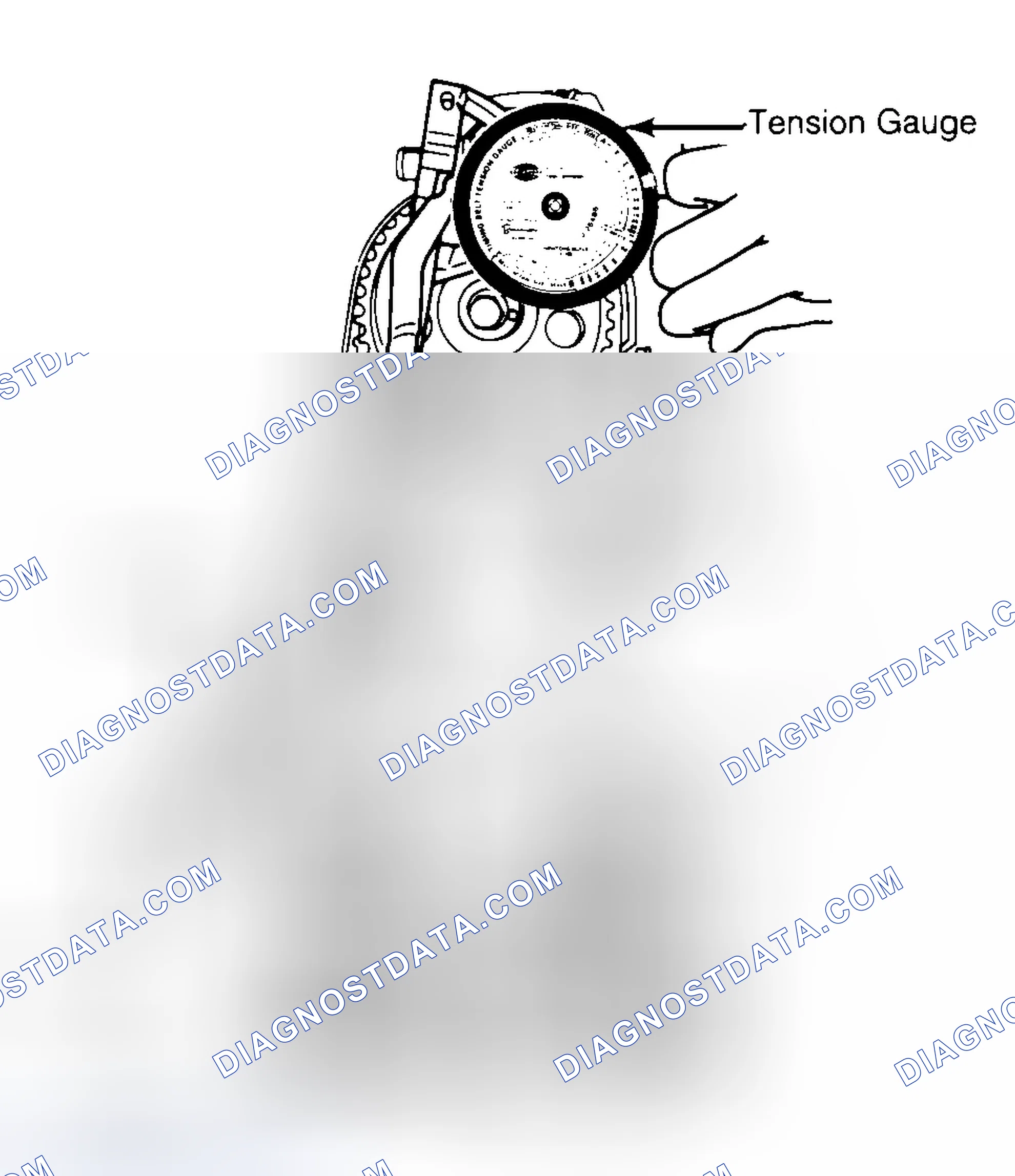 Scheme 3: Adjusting Typical Timing Belt Tension
