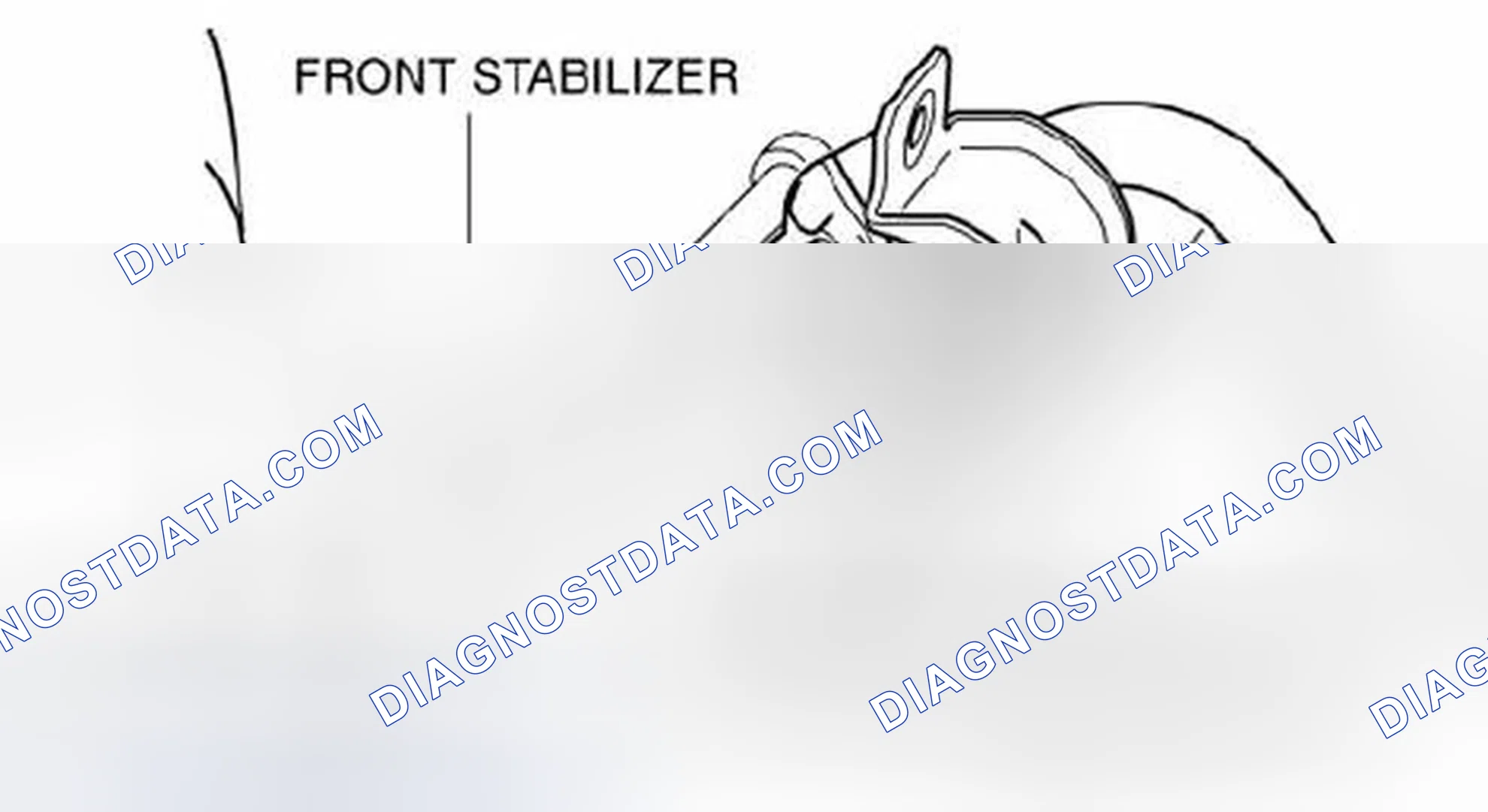 Scheme 19: Front Stabilizer Bracket Removal Note