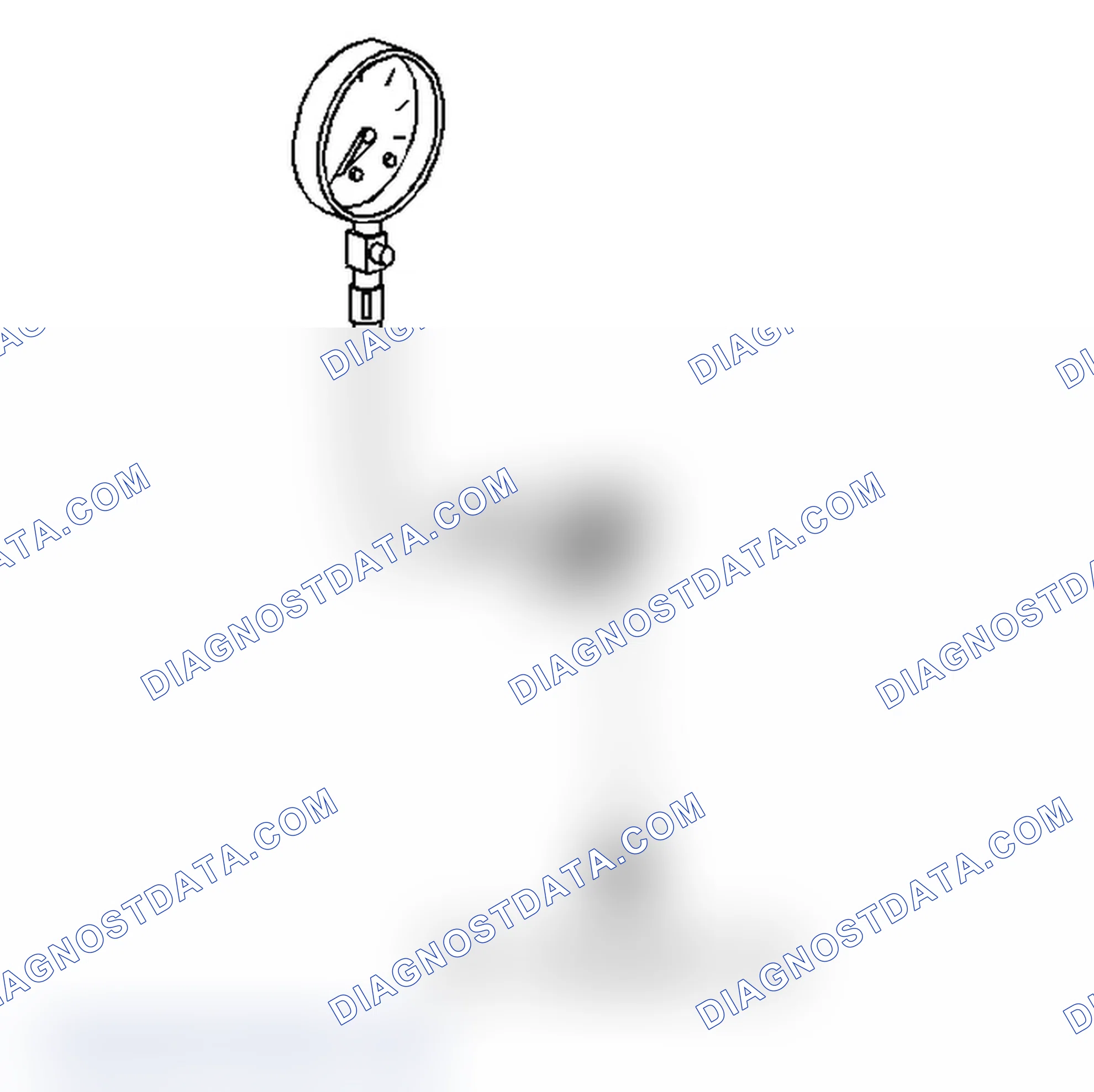Scheme 13: Identifying Fuel Pressure Gauge J 34730-1A
