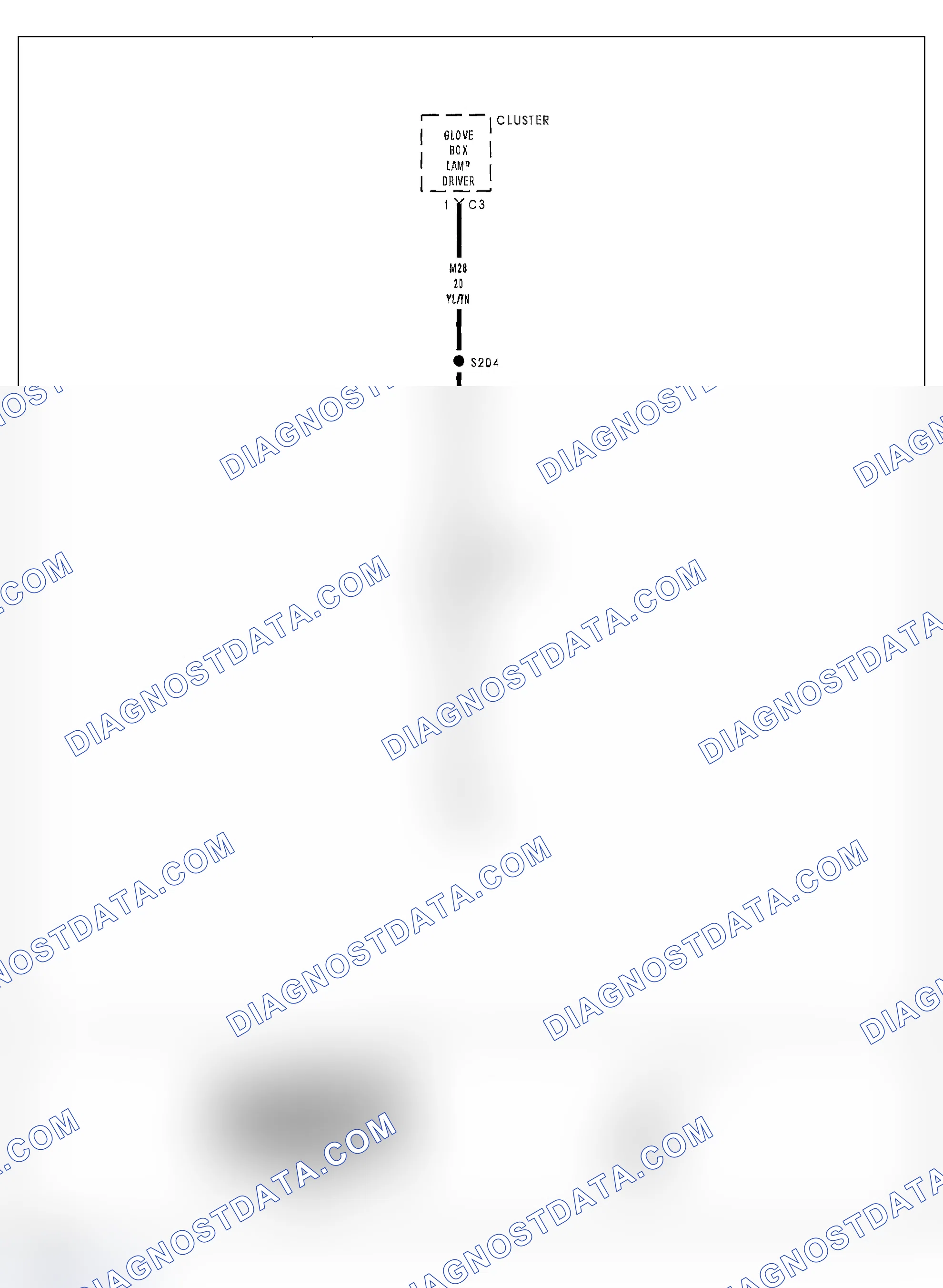 Scheme 4: B1623-GLOVEBOX/MAP LAMP OUTPUT CIRCUIT SHORT TO GROUND