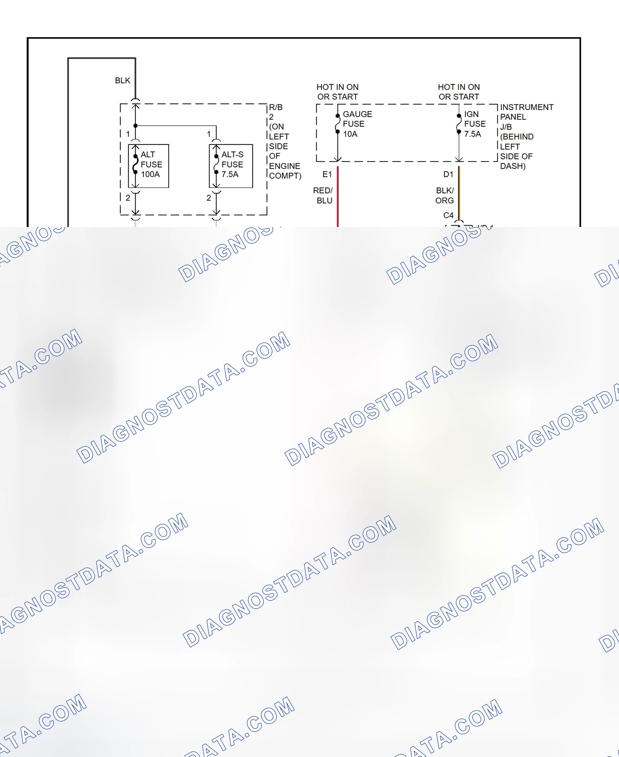 Scheme 3: Charging System Wiring Diagram (Celica)