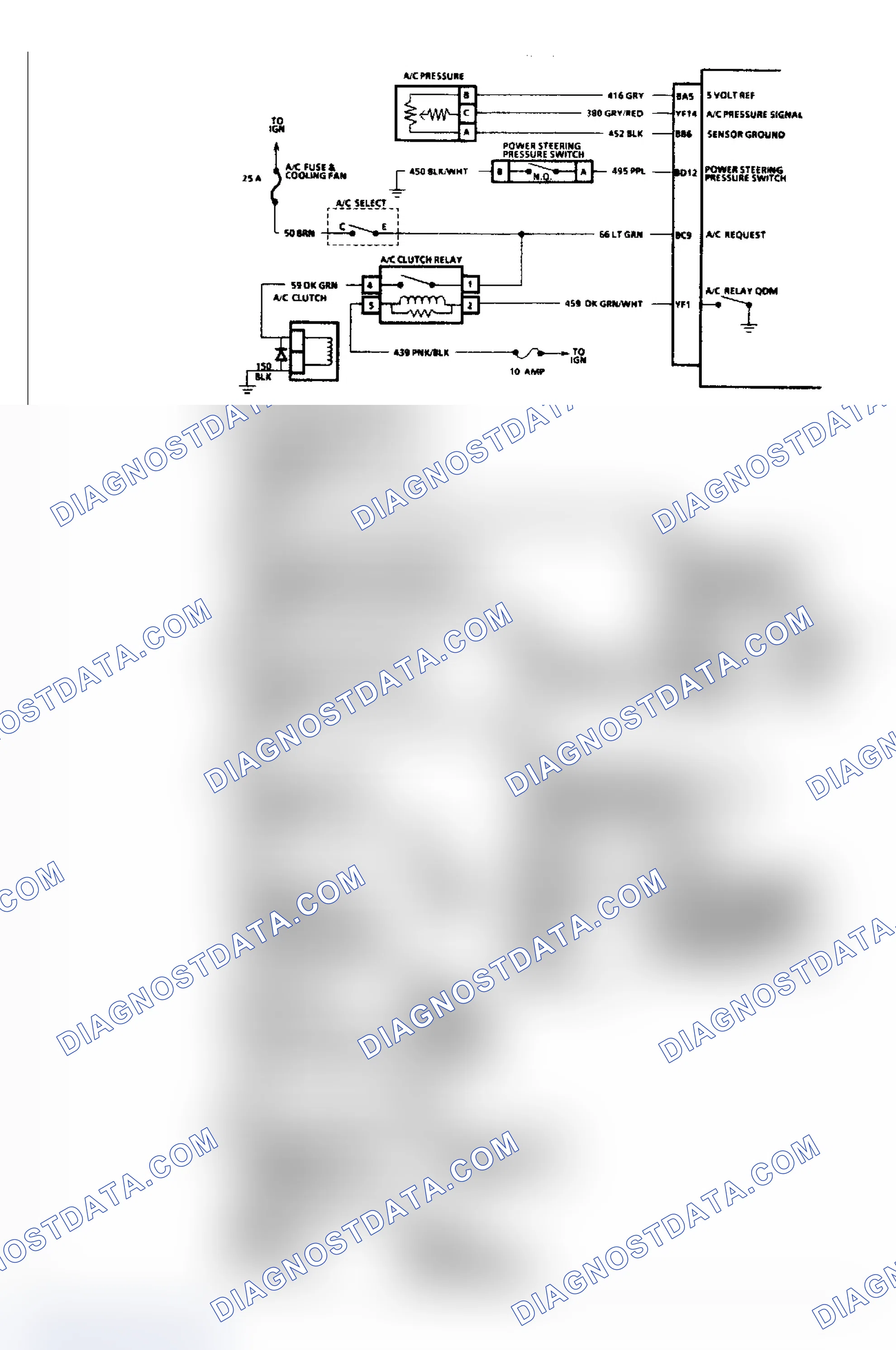 Scheme 9: A/C Clutch Control 3.3L - VIN N