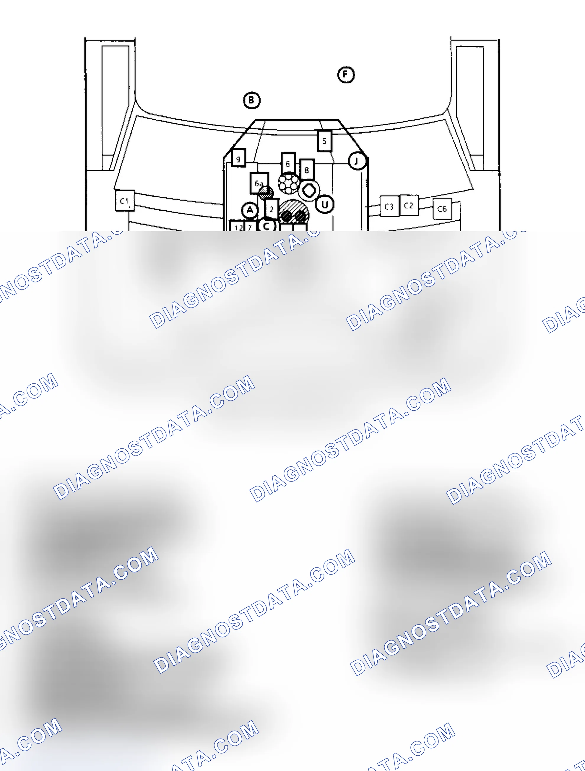 Scheme 142: Component Locations for Astro & Safari 4.3L