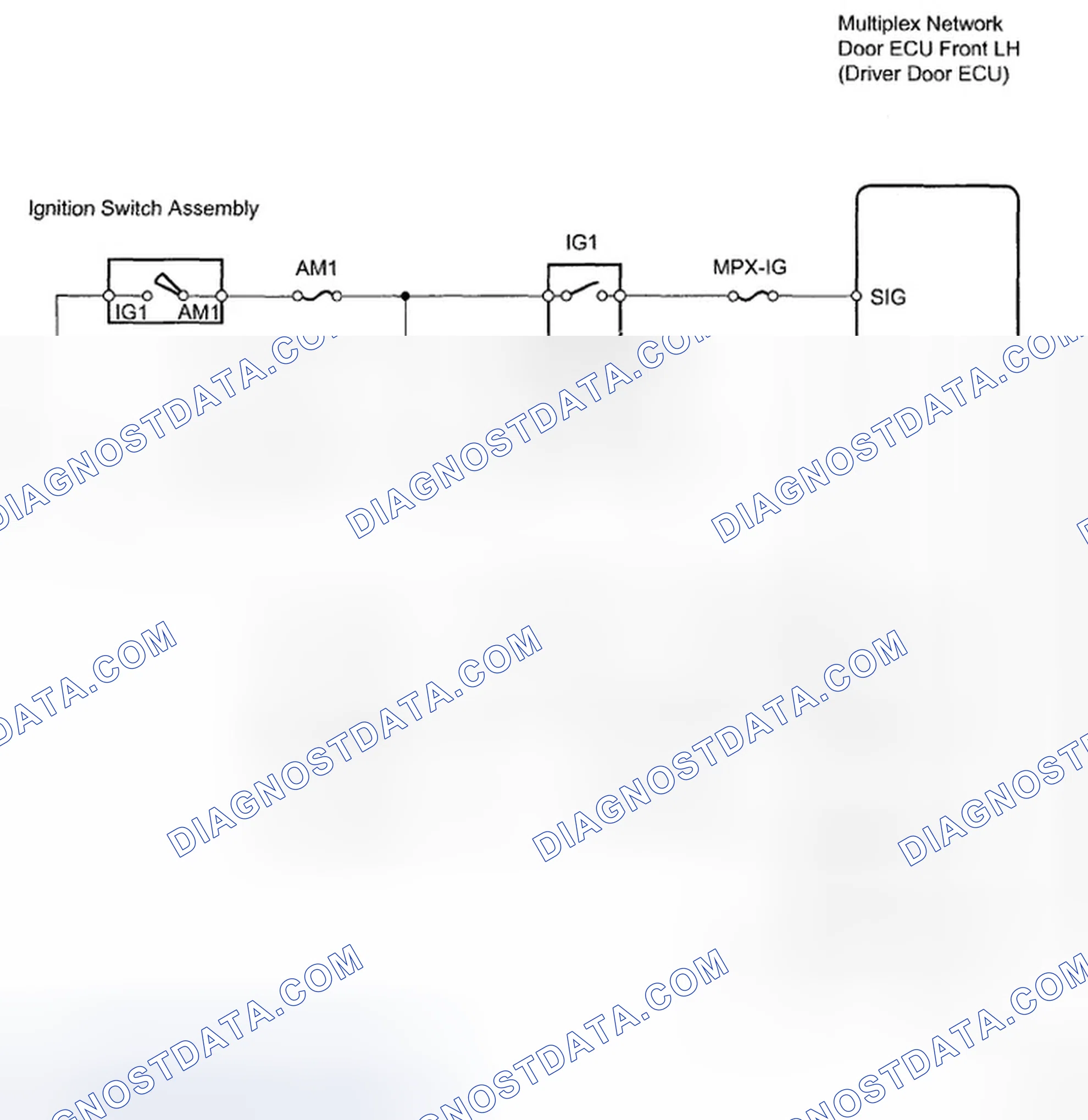 Scheme 26: Driver Side Door ECU Power Source - Wiring Diagram
