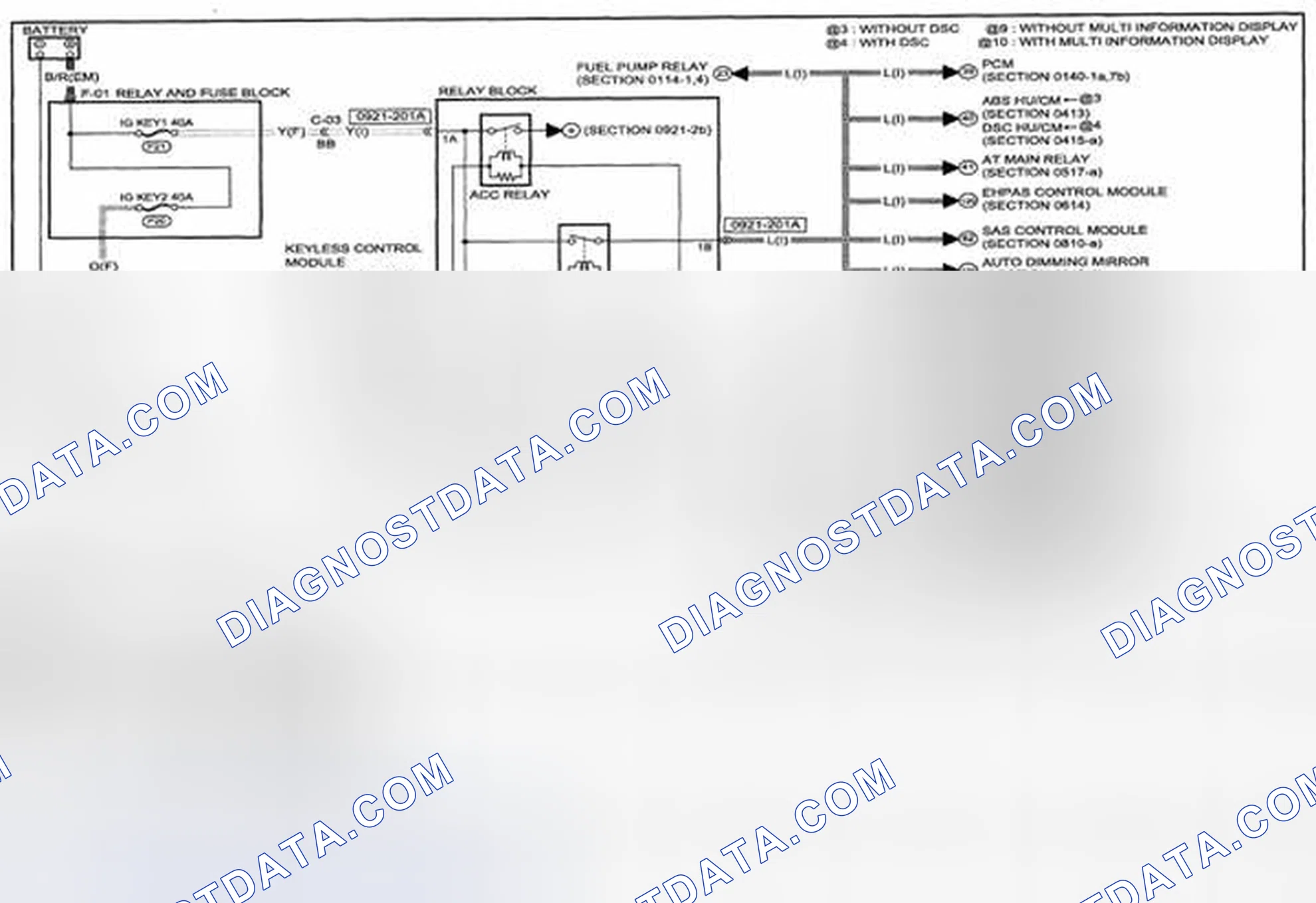 Scheme 379: Power System (With Advanced Keyless Entry And Push Button Start System) Wiring Diagram - 0921-2a (1 Of 2)