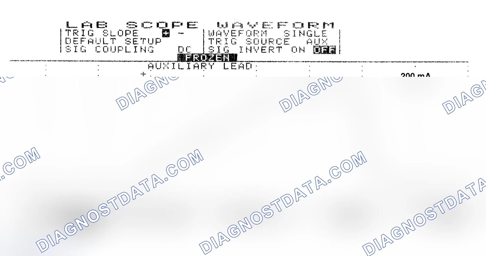 Scheme 13: Single Injector w/Normal Current Flow - Current Pattern