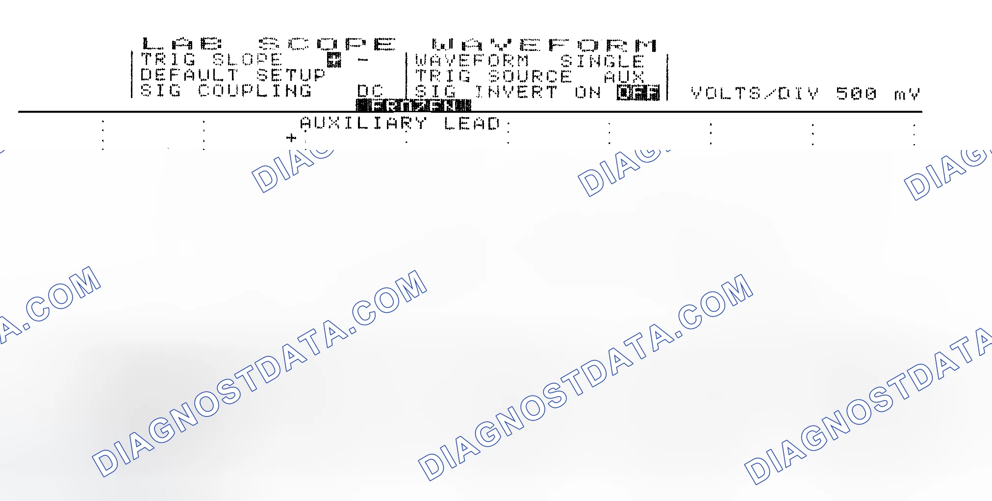 Scheme 14: Single Injector w/Excessive Current Flow - Current Pattern