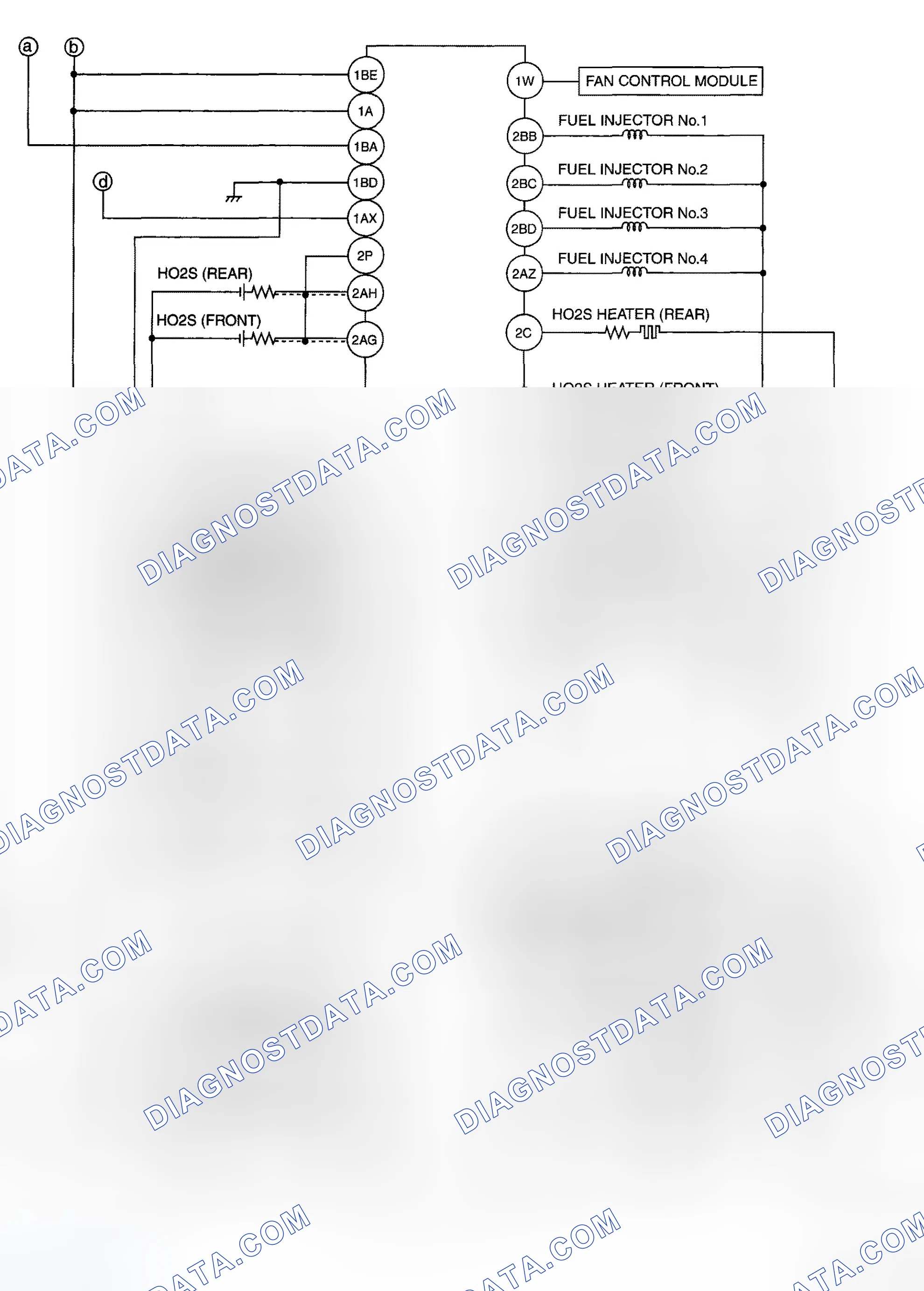 Scheme 103: AUTOMATIC TRANSAXLE CONTROL SYSTEM WIRING DIAGRAM [FN4A-EL]