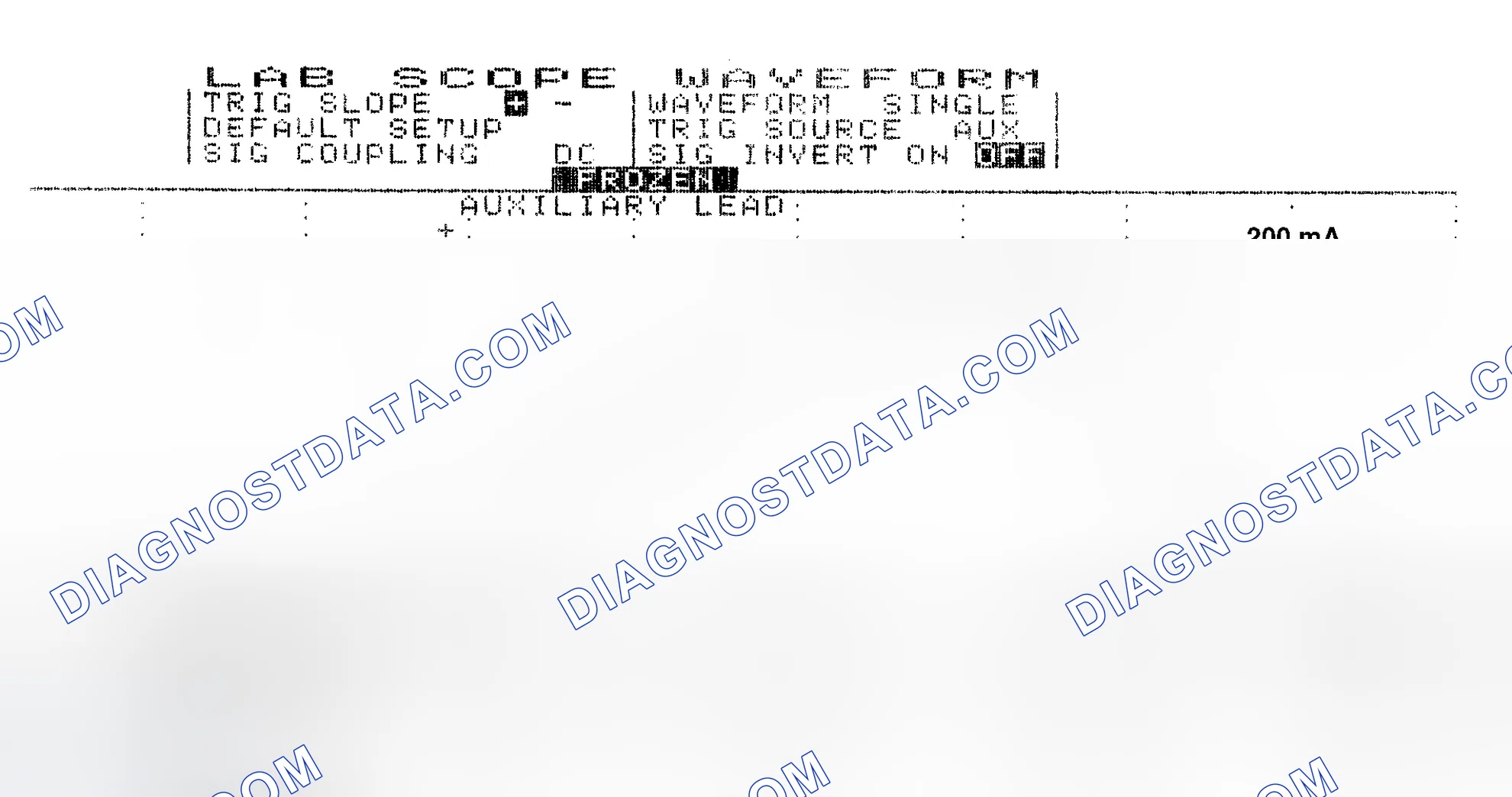 Scheme 13: Single Injector w/Normal Current Flow - Current Pattern