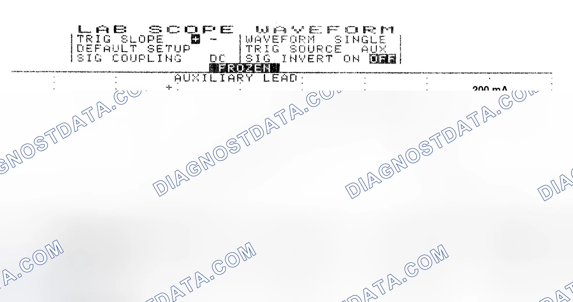 Scheme 13: Single Injector w/Normal Current Flow - Current Pattern