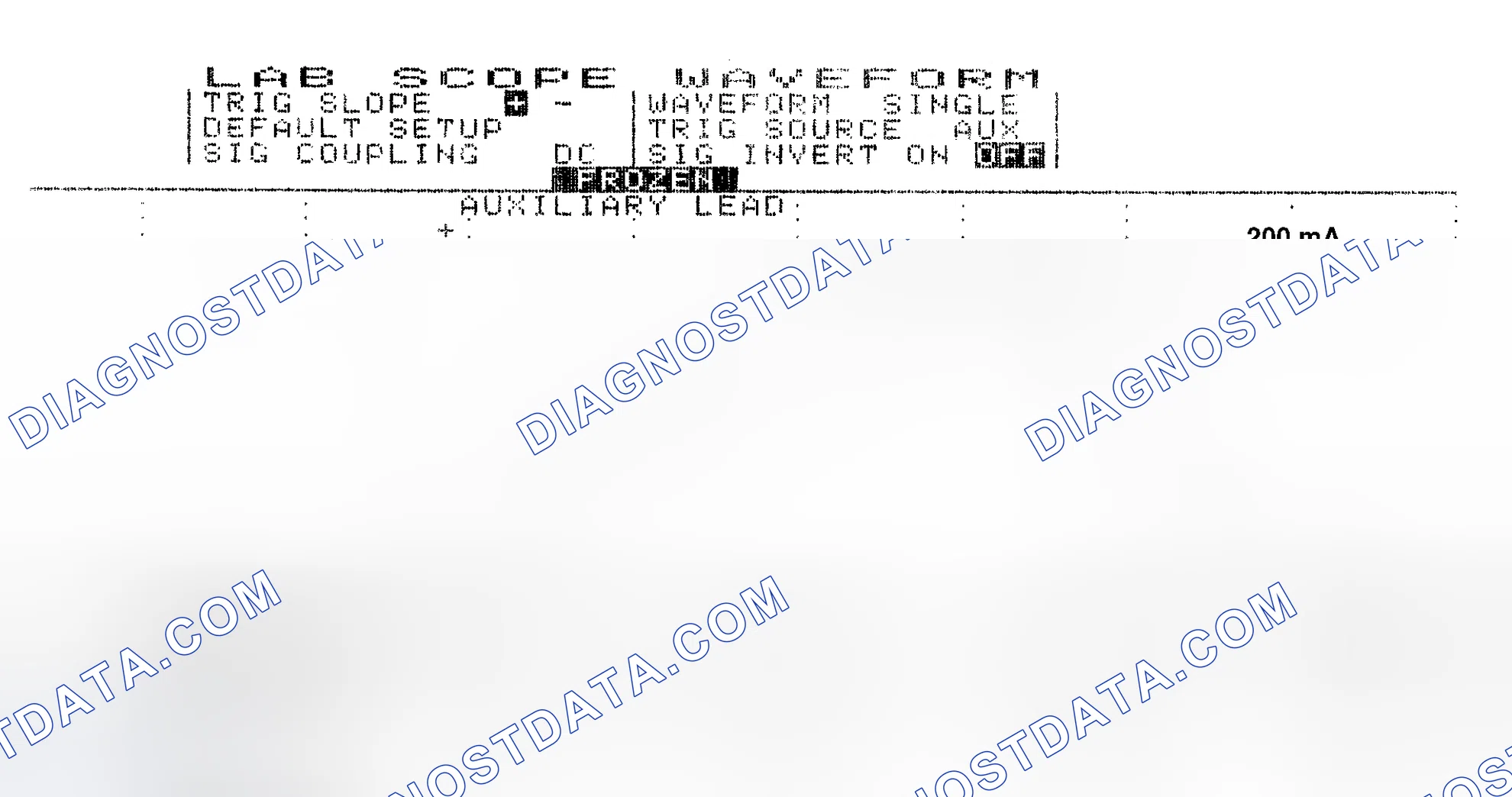 Scheme 13: Single Injector w/Normal Current Flow - Current Pattern