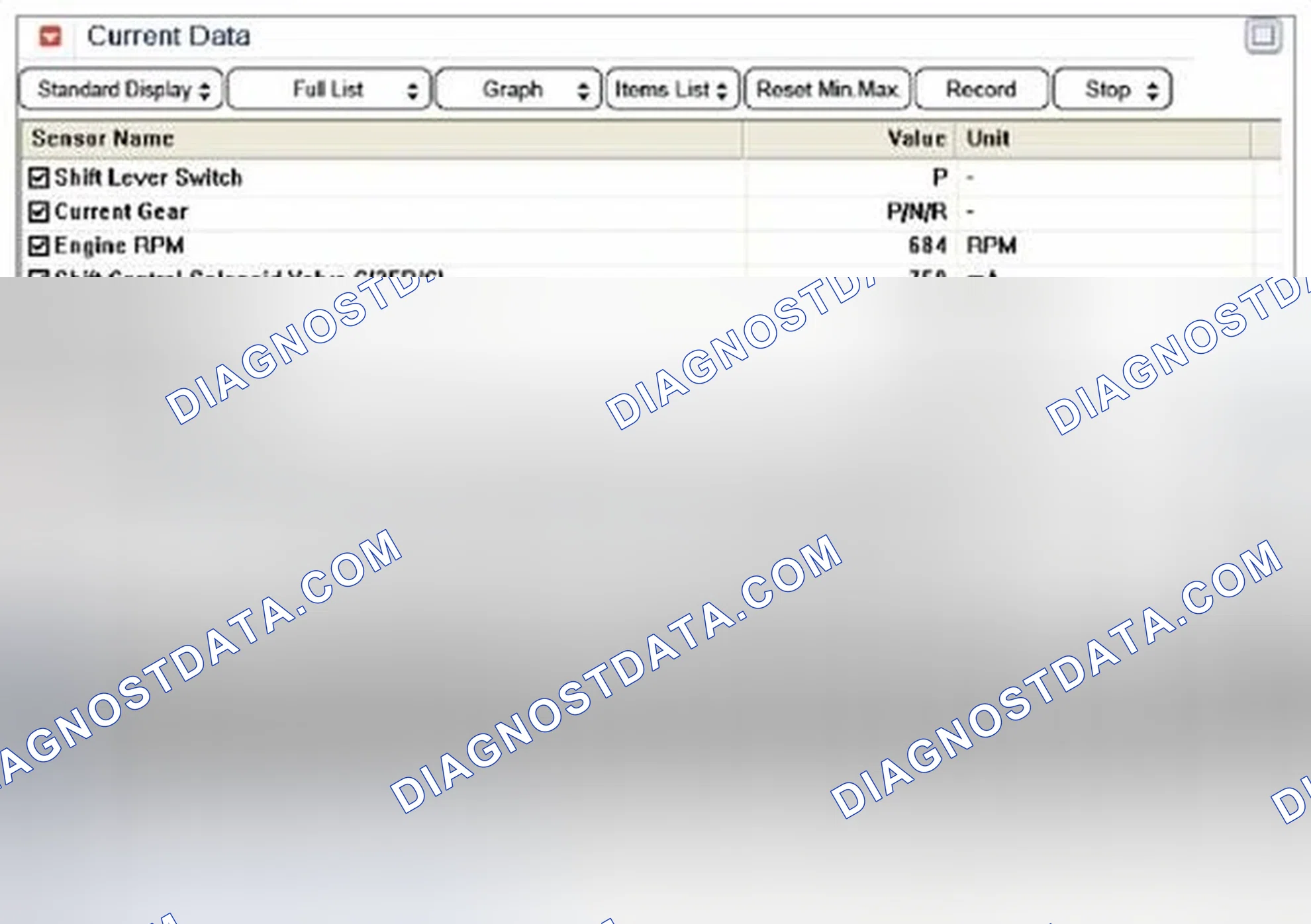 Scheme 850: Monitor Scantool Data