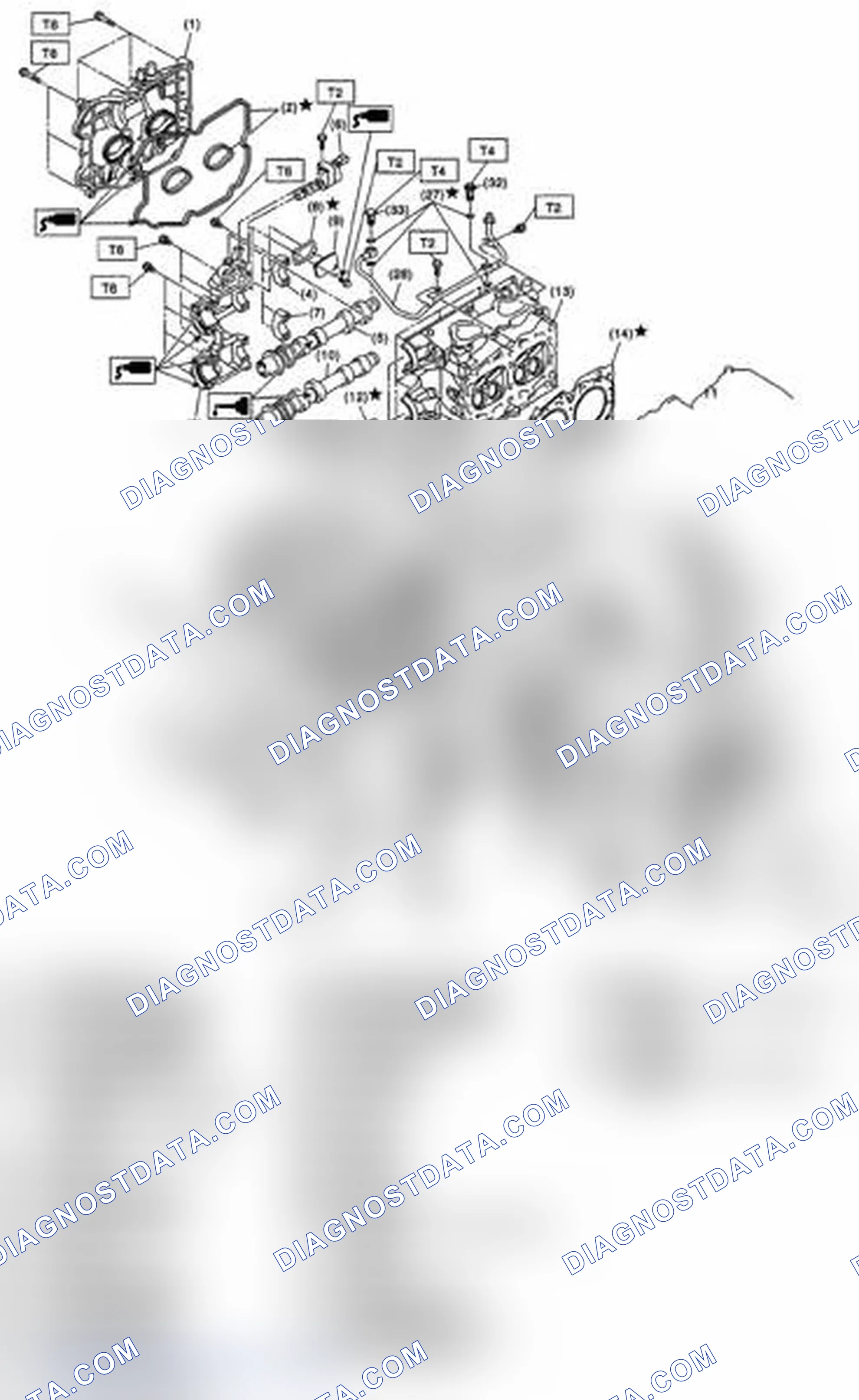 Scheme 74: CYLINDER HEAD AND CAMSHAFT