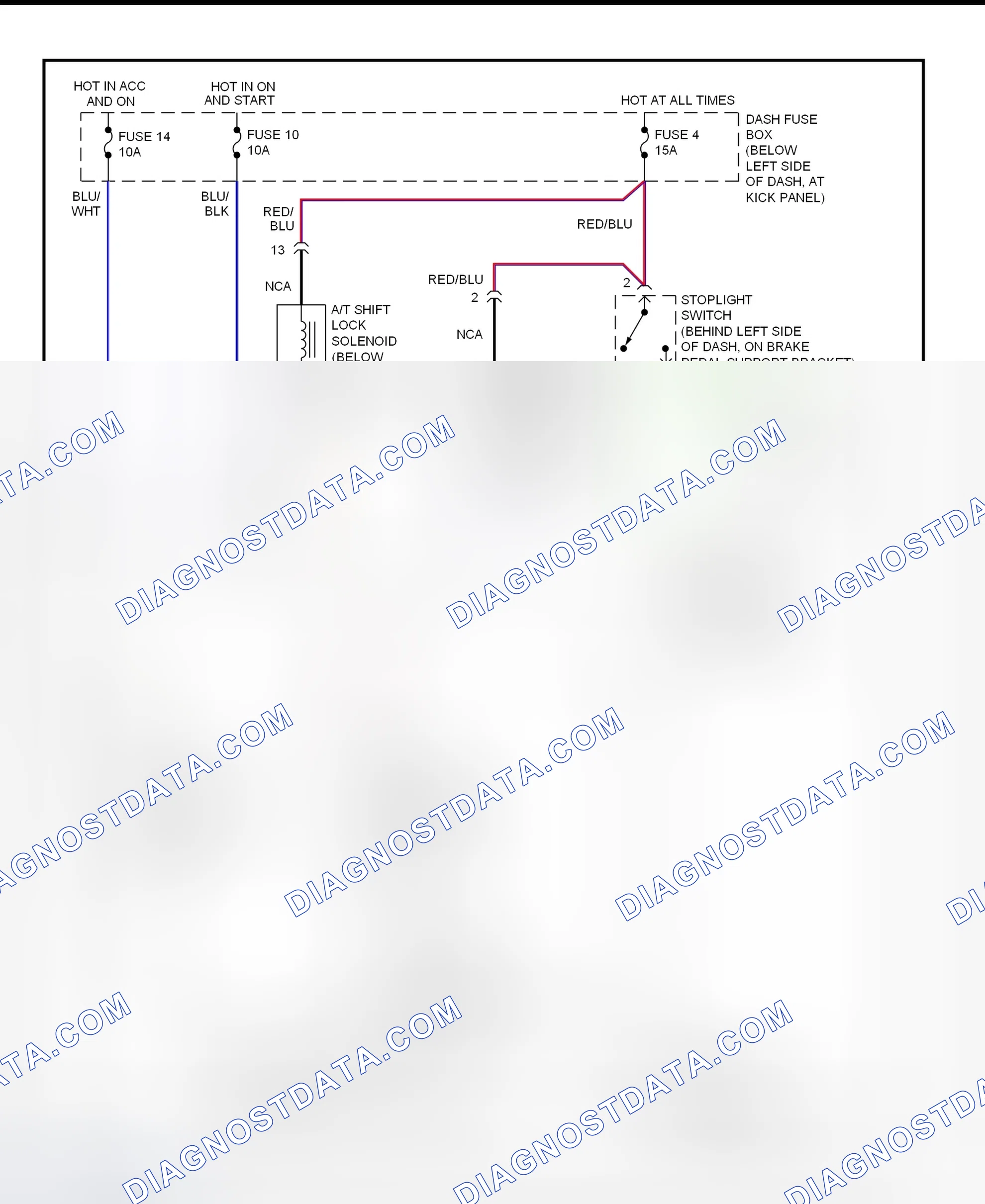 Scheme 77: Shift Interlock System Wiring Diagram (1998 Accent)
