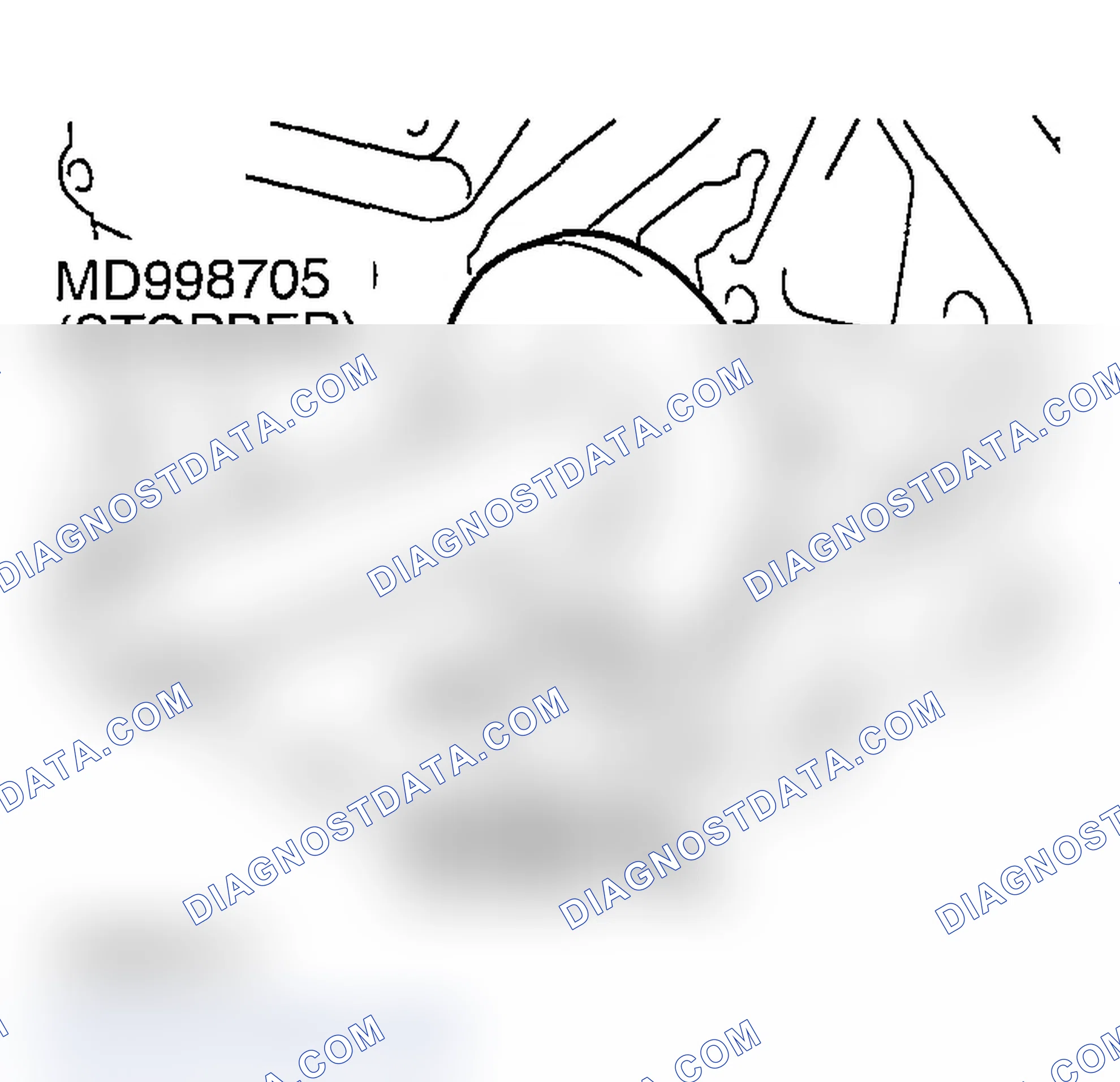 Scheme 1030: >> C << COUNTERBALANCE SHAFT FRONT BEARING INSTALLATION