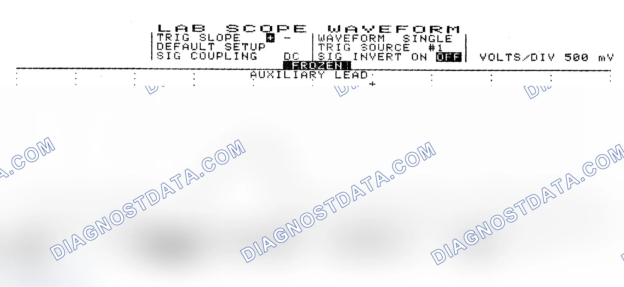 Scheme 10: Single Injector w/Excessive Current Flow - Current Pattern