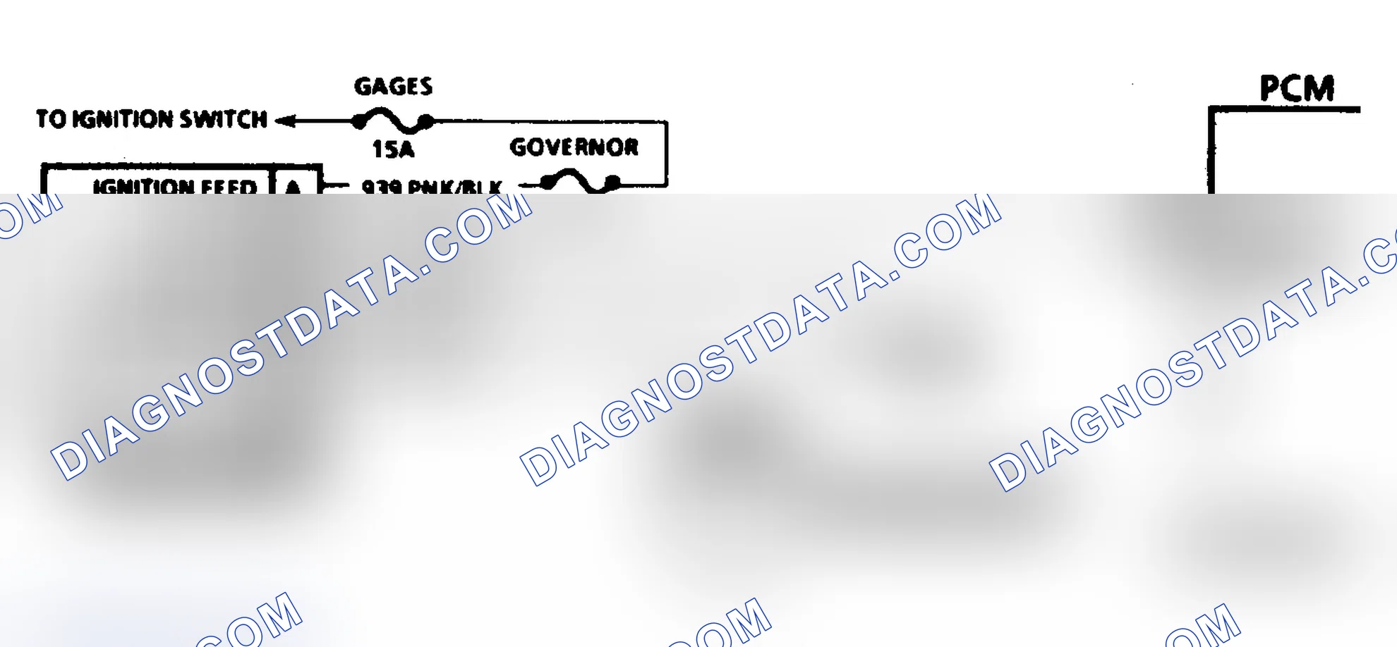 Scheme 47: Code 31 Schematic (5.7L "G" Series) Engine Speed Sensor Governor