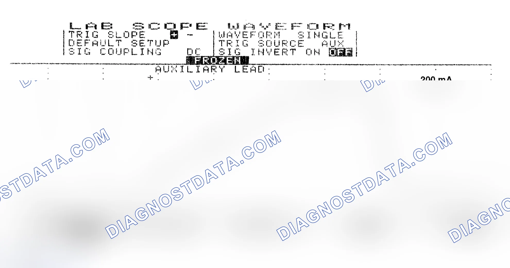Scheme 13: Single Injector w/Normal Current Flow - Current Pattern
