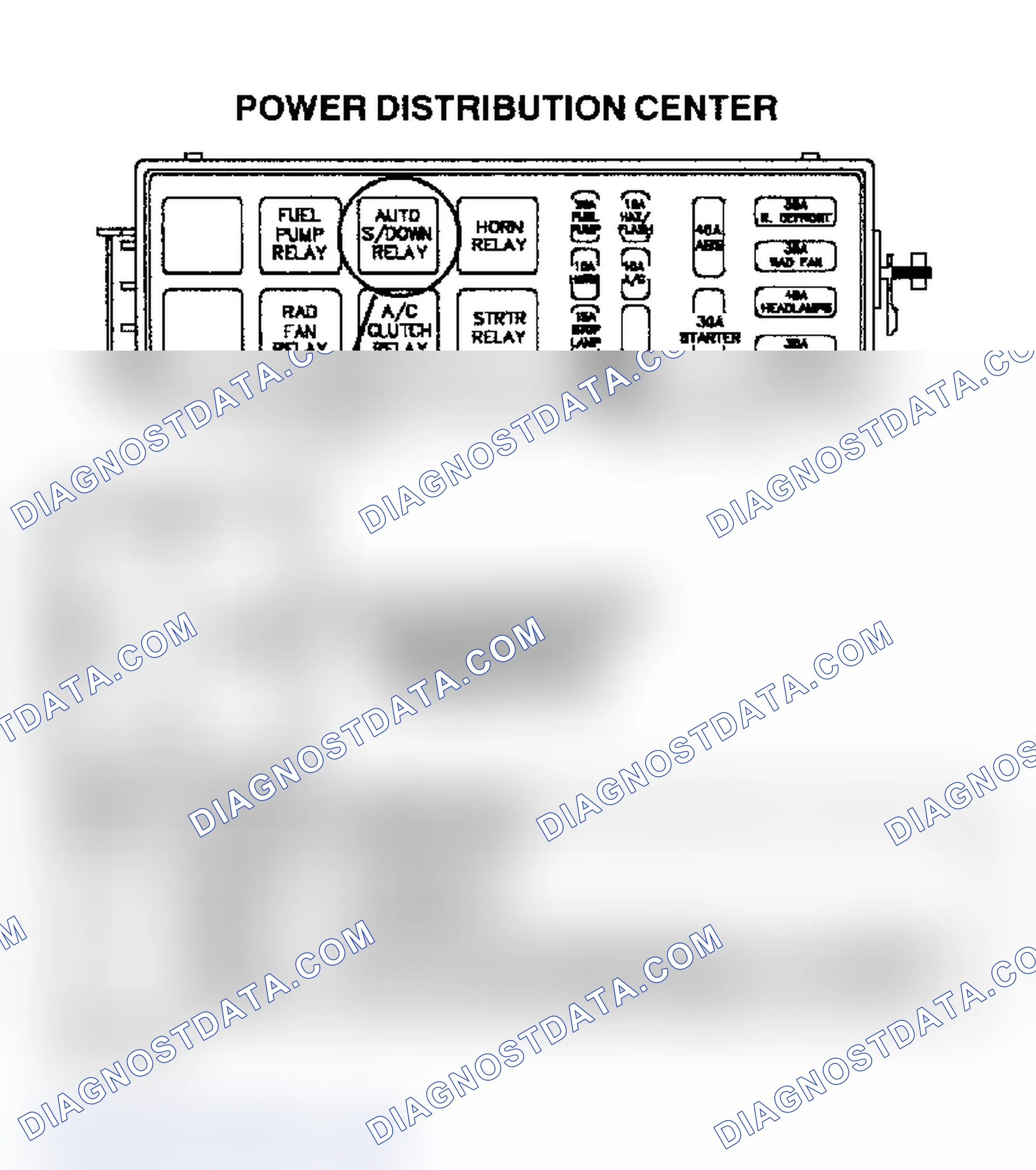 Scheme 34: TEST TC-10A - AUTO SHUTDOWN RELAY CONTROL CIRCUIT