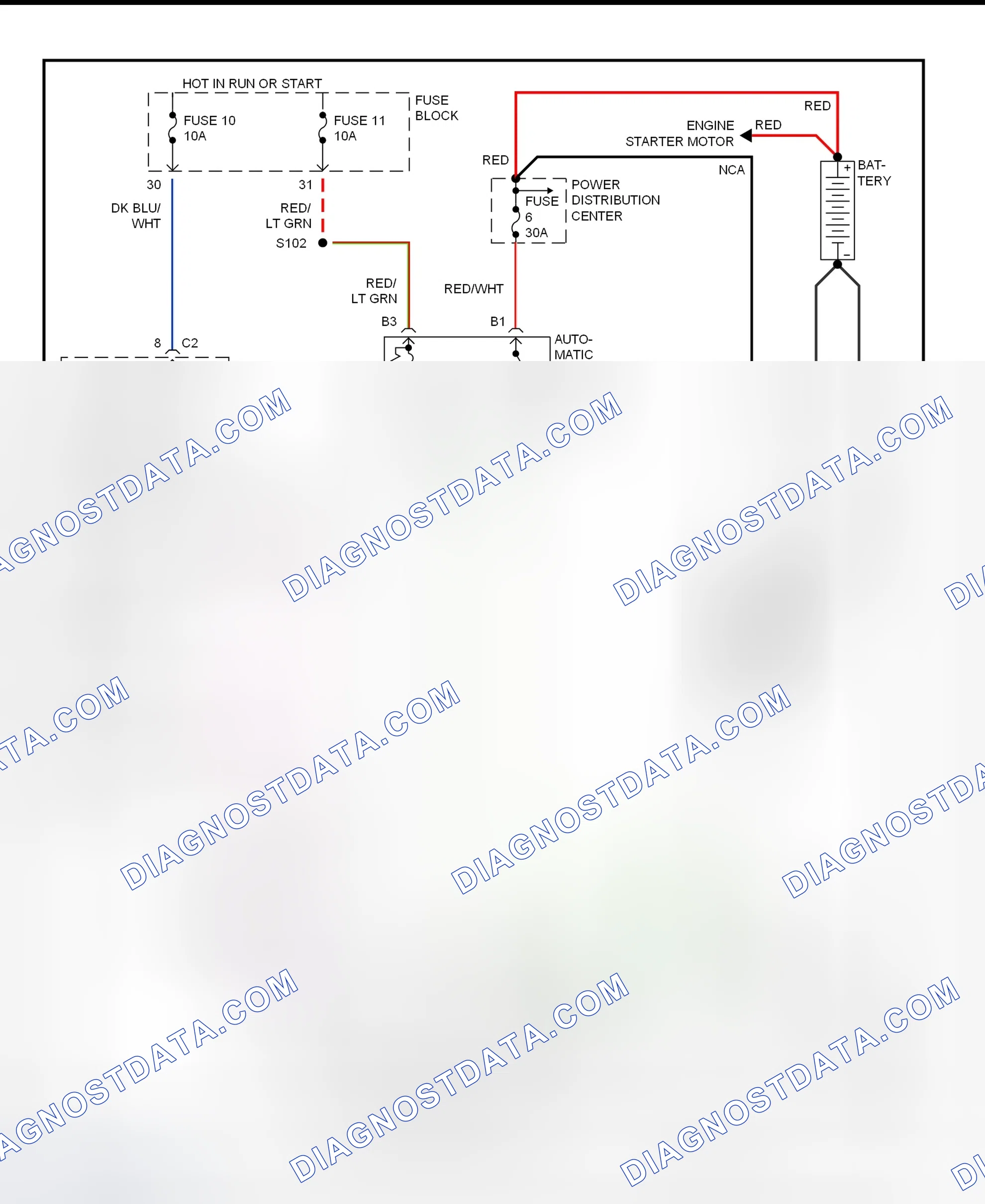 Scheme 3: Charging System Wiring Diagram (Wrangler)