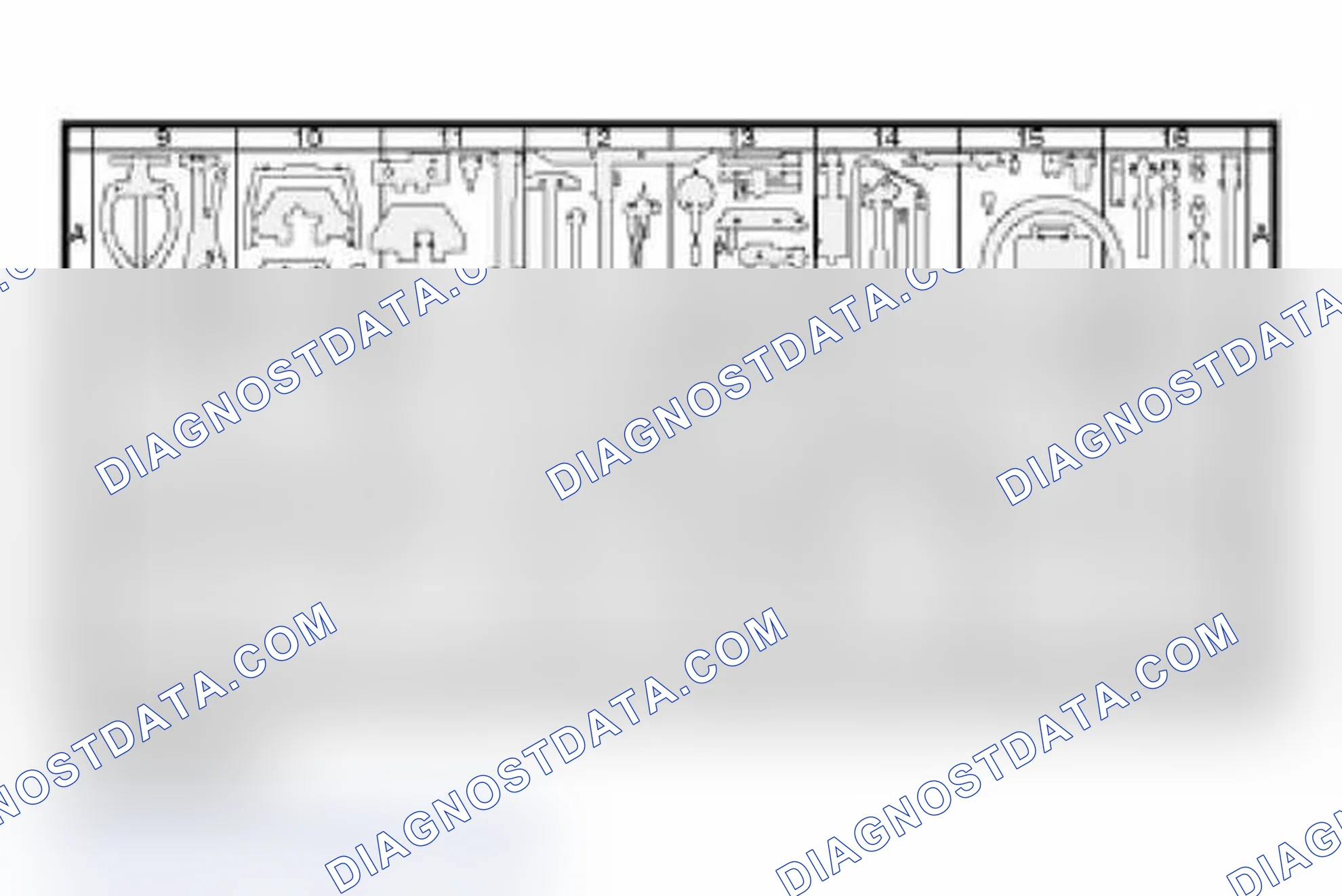 Scheme 2: 00 0 020 Special tool board II complete