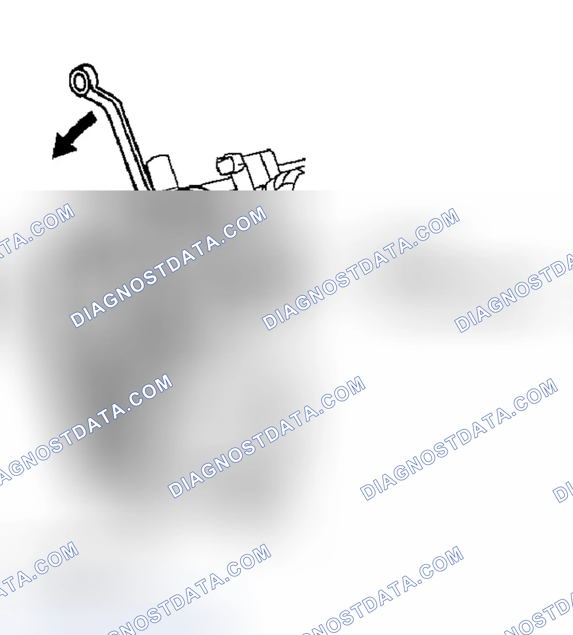 Scheme 249: WATER PUMP DRIVE BELT DISASSEMBLY NOTE