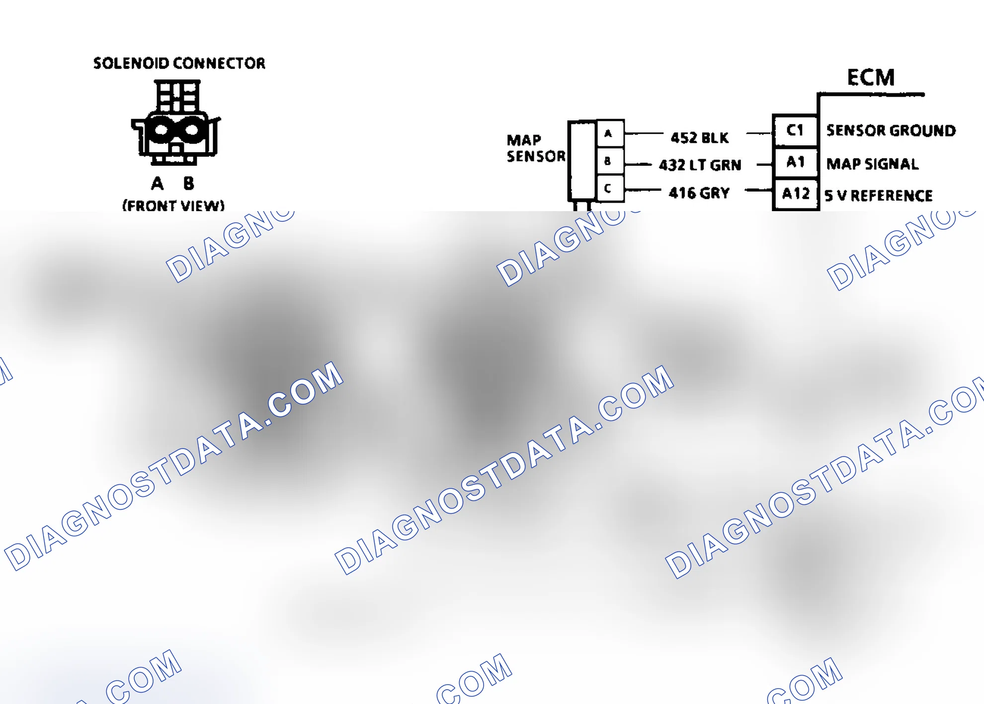 Scheme 45: Code 31: Circuit Diagram MAP Sensor Signal Voltage Low