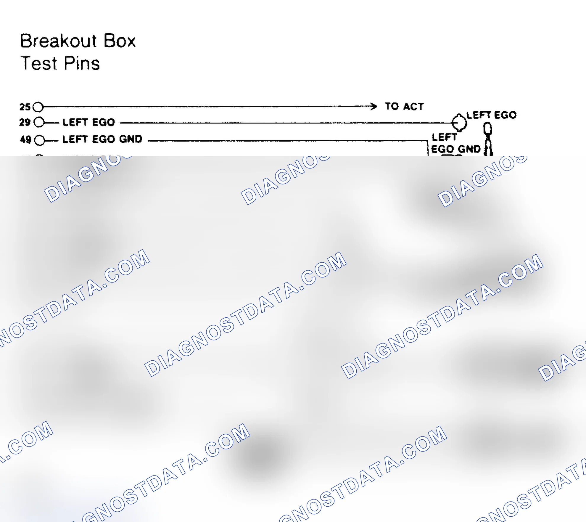 Scheme 119: 3.8L CFI Fuel Control Circuits
