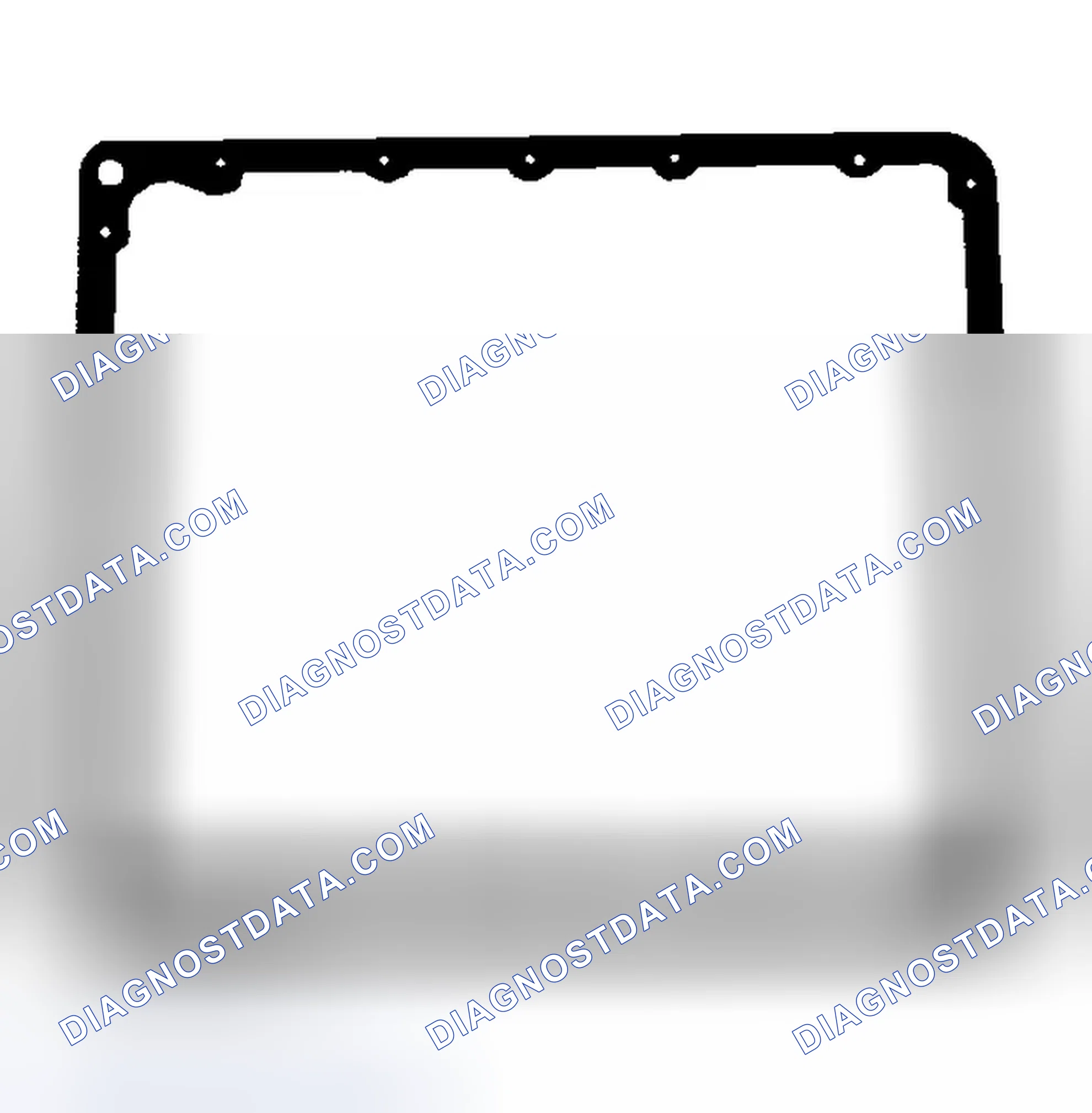 Scheme 1: OIL PAN GASKET