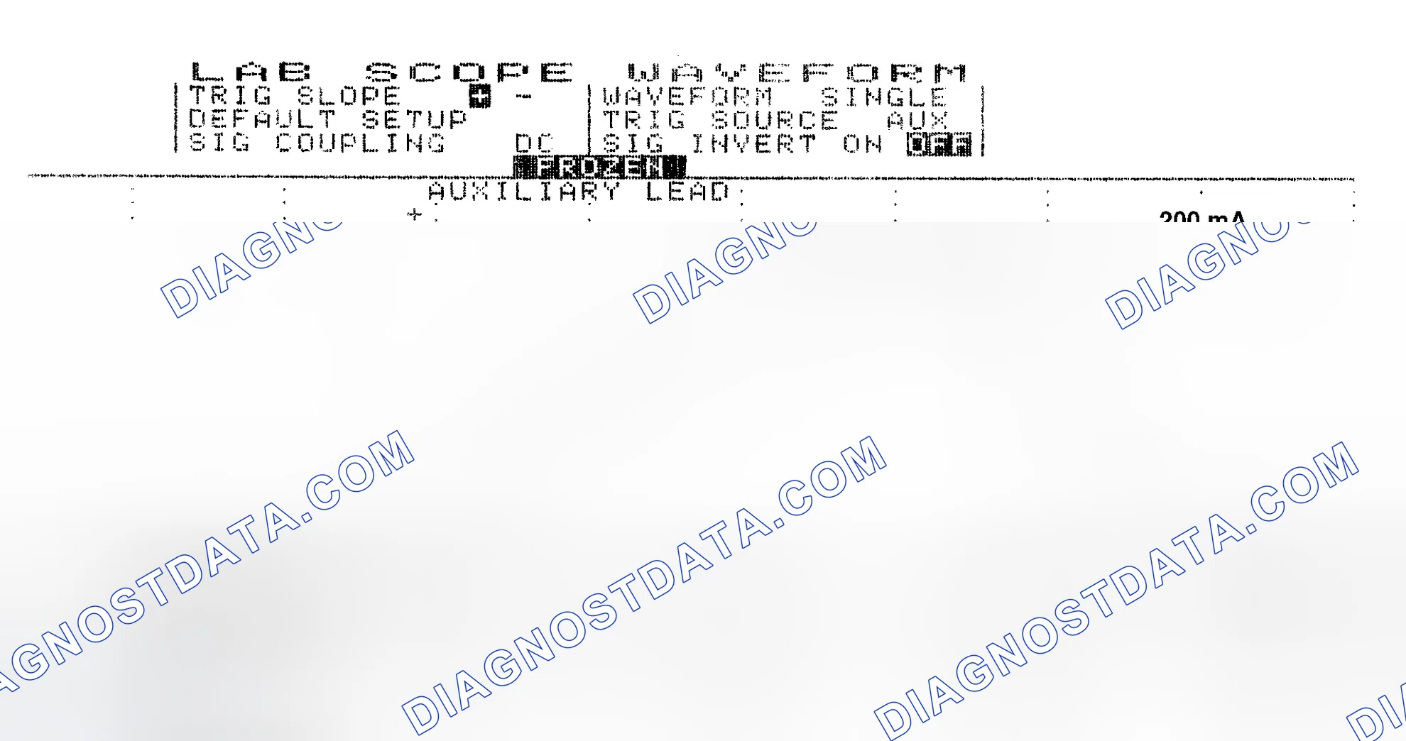 Scheme 13: Single Injector w/Normal Current Flow - Current Pattern