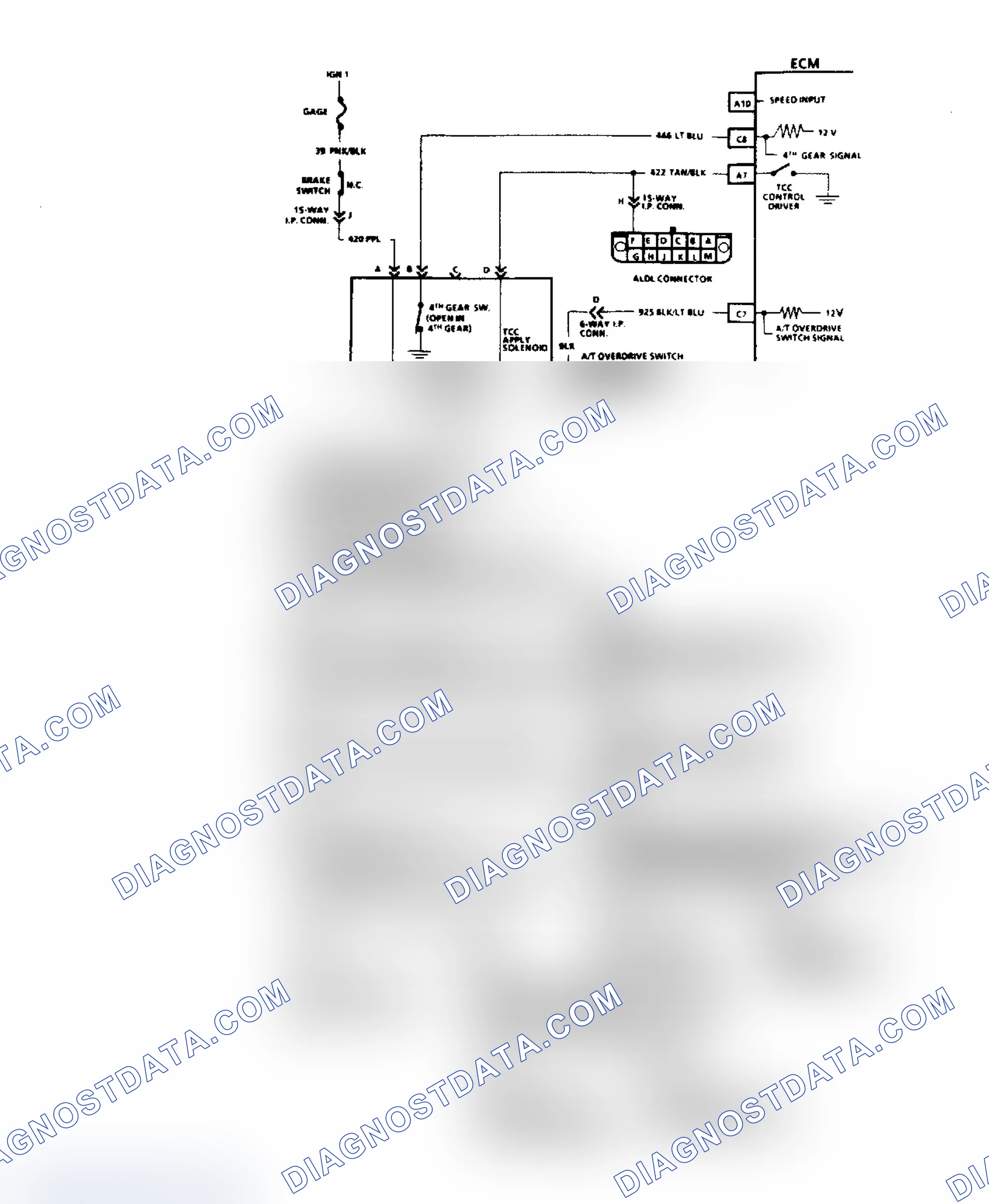 Scheme 166: Torque Converter Clutch (5.7L Y Body)