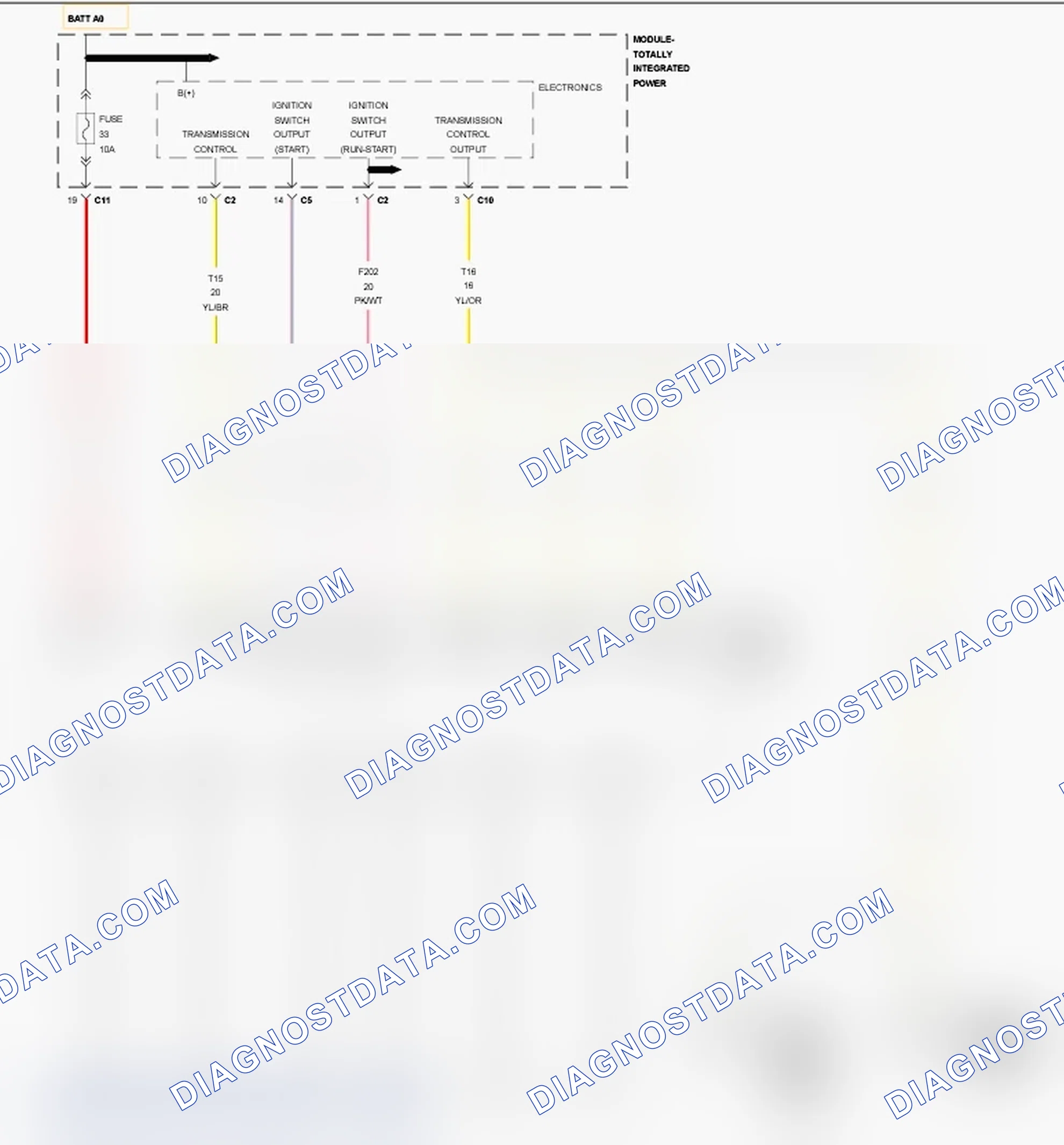 Scheme 742: P0882-TCM POWER INPUT LOW