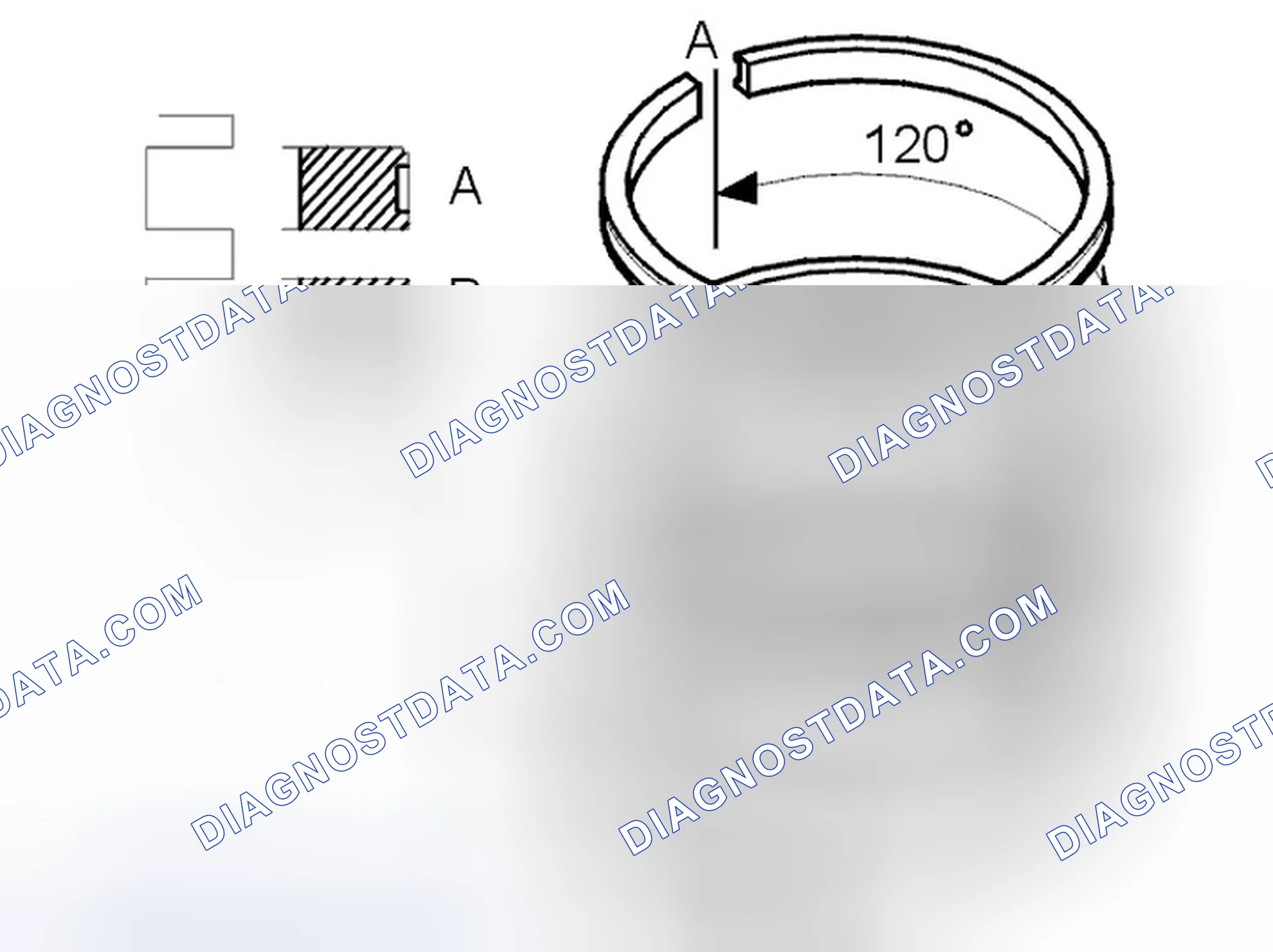 Scheme 410: Installing piston rings