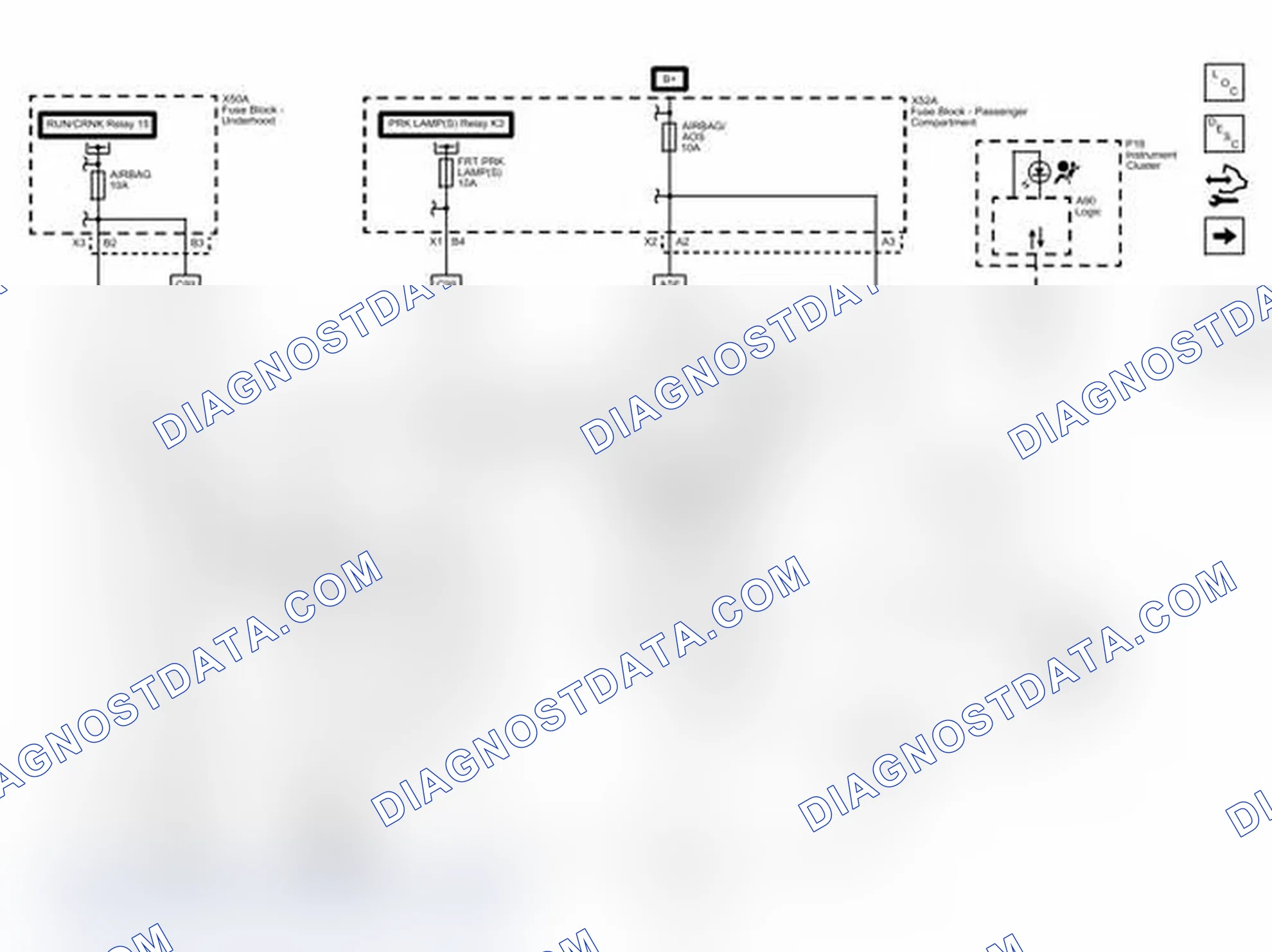 Scheme 1: Module Power, Ground, Serial Data, Vehicle Rollover Sensor (ASF) and Disable Switch Wiring Schematic