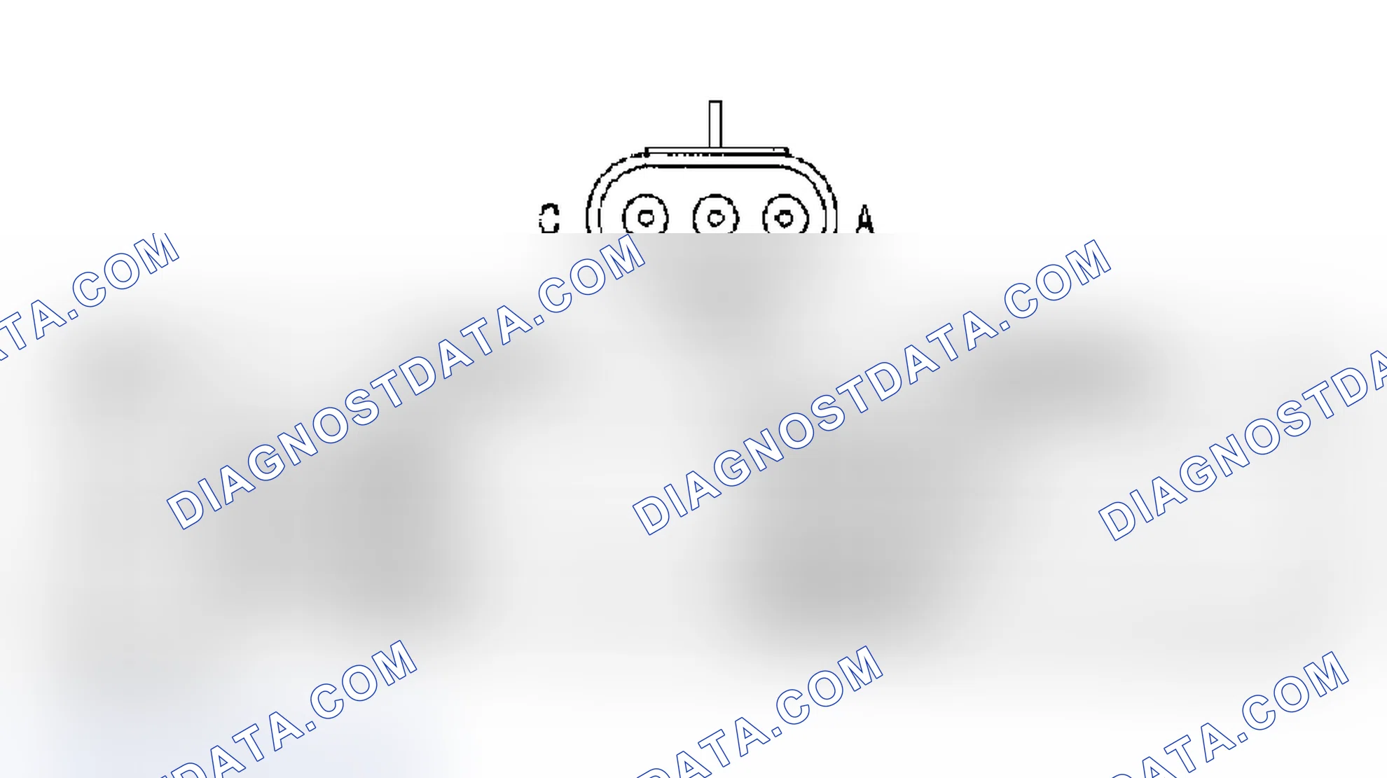 Scheme 765: DATA LINK CONNECTOR CONNECTOR END VIEW