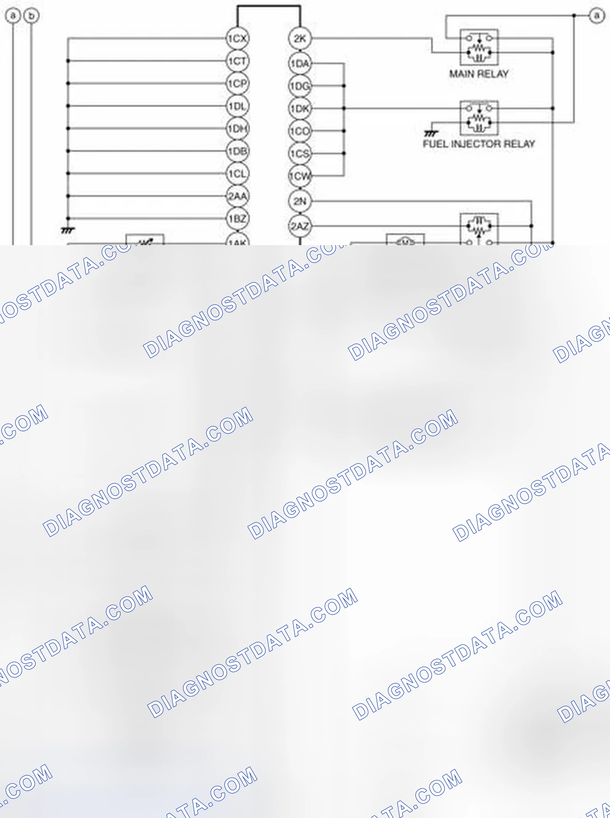 Scheme 175: Engine Control System Wiring Diagram (1 Of 3)