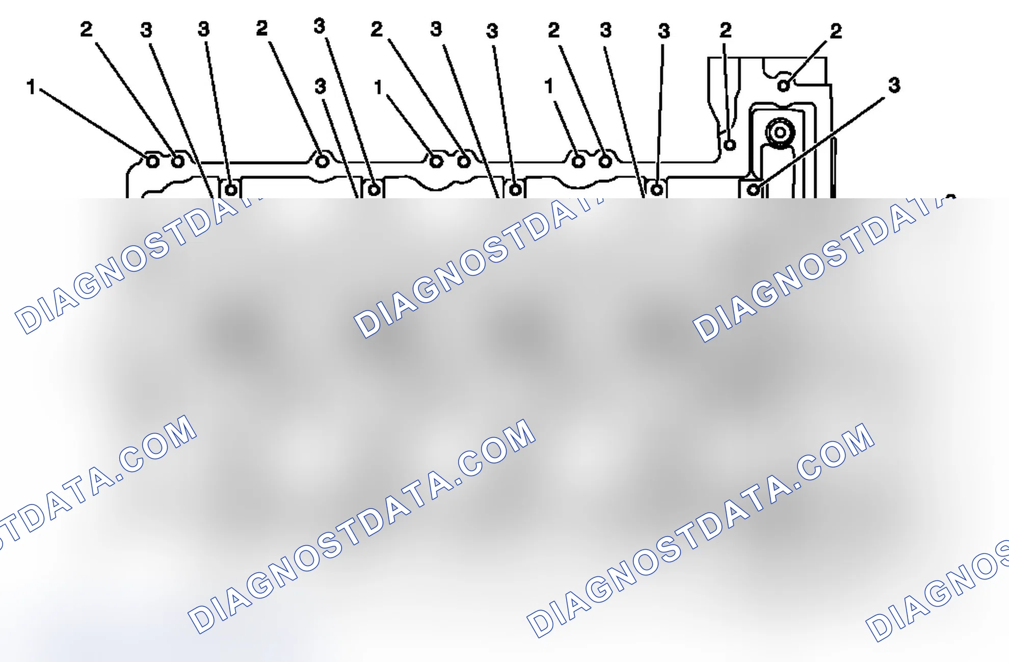 Scheme 7: Cylinder Head - Top View