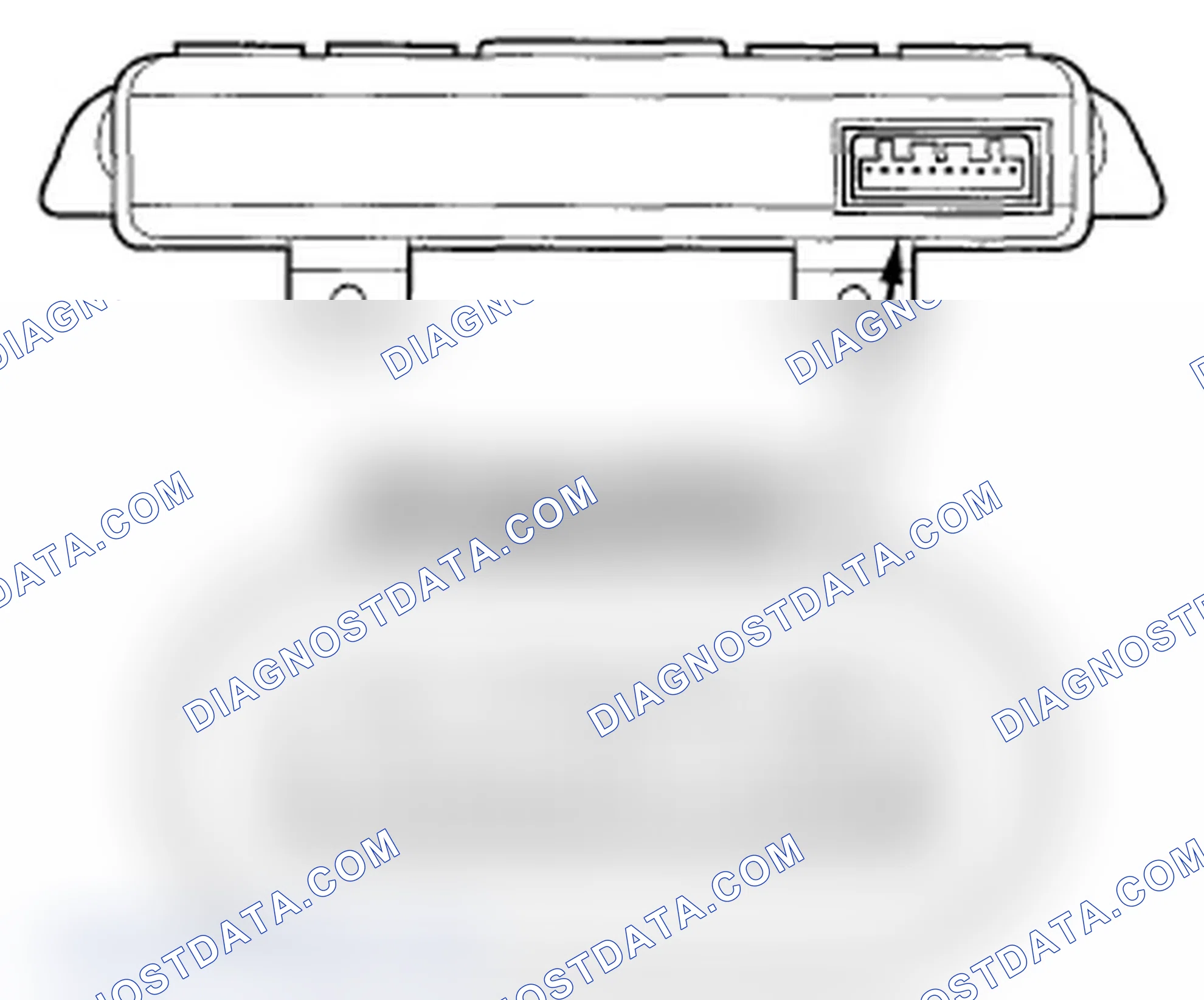 Scheme 10: Audio-HVAC Subdisplay Unit Connector Inputs and Outputs