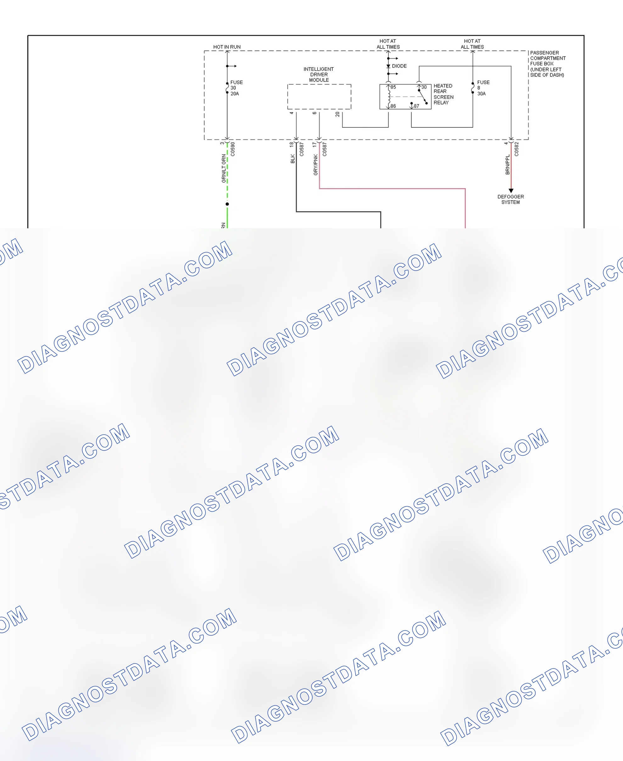 Scheme 6: Power Mirror Wiring Diagram (Discovery Series II)