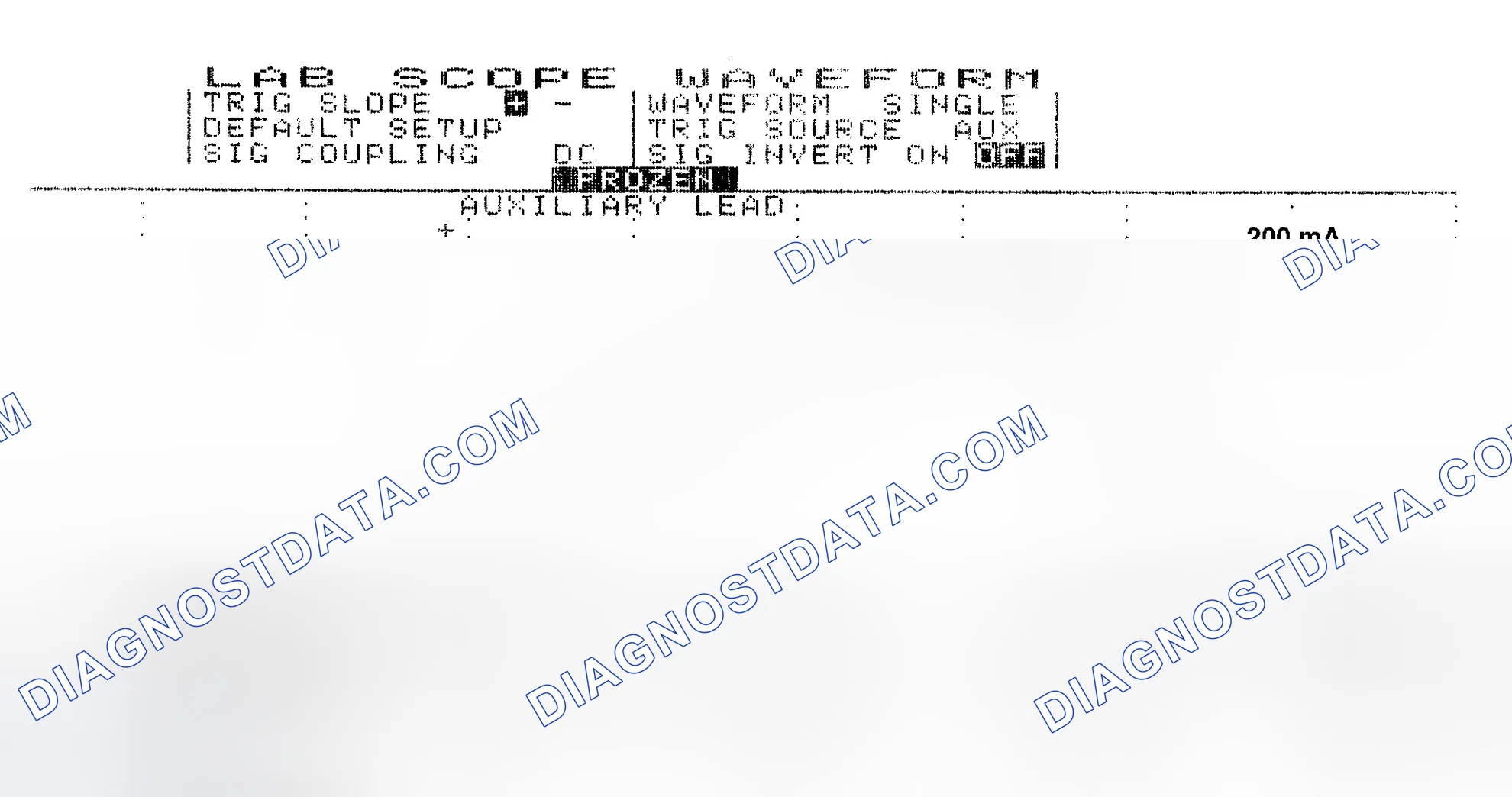 Scheme 13: Single Injector w/Normal Current Flow - Current Pattern