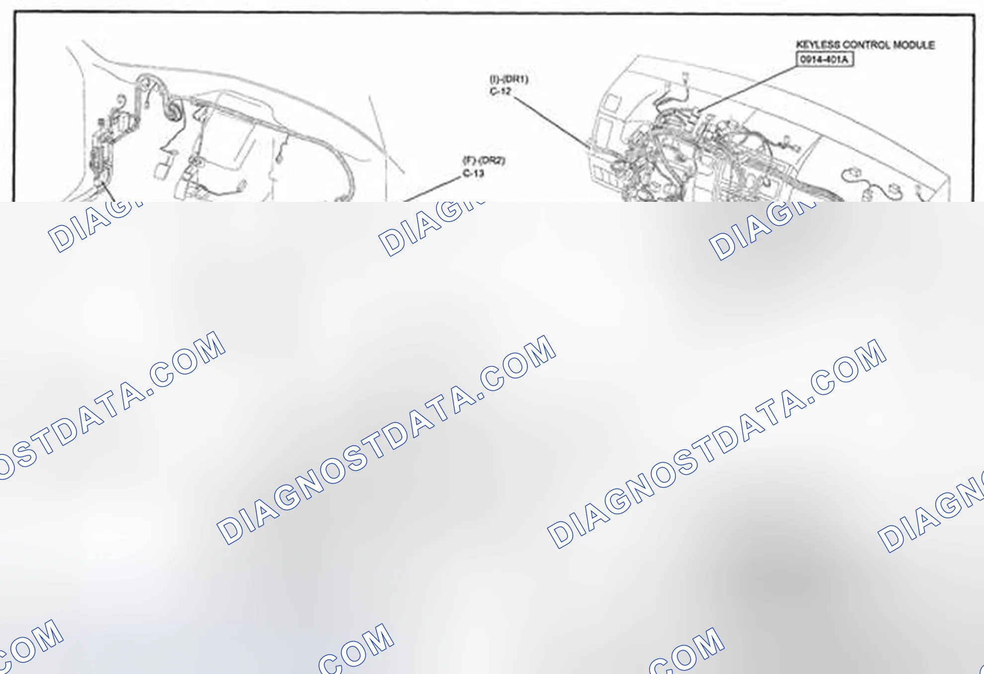 Scheme 231: Keyless Entry System (With Advanced Keyless Entry And Start System) Wiring Diagram - 0914-4d (2 Of 2)