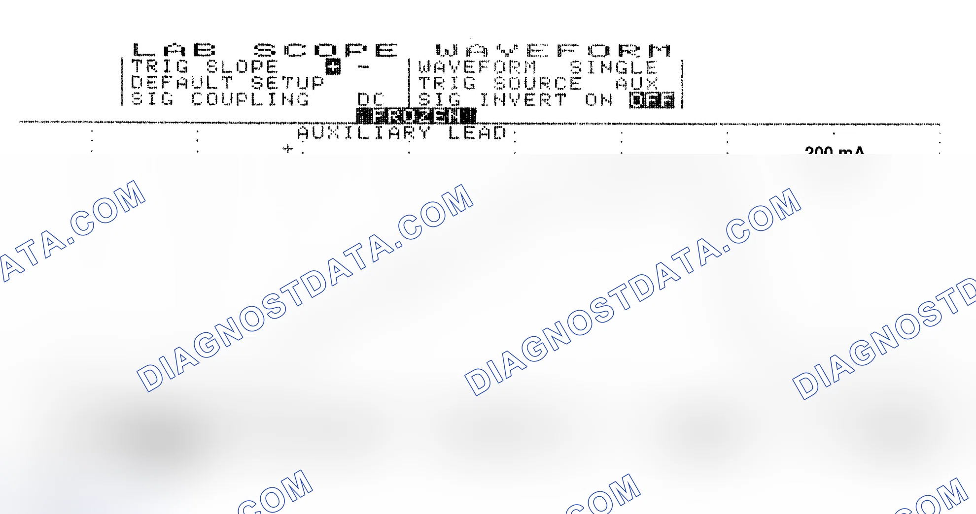 Scheme 13: Single Injector w/Normal Current Flow - Current Pattern