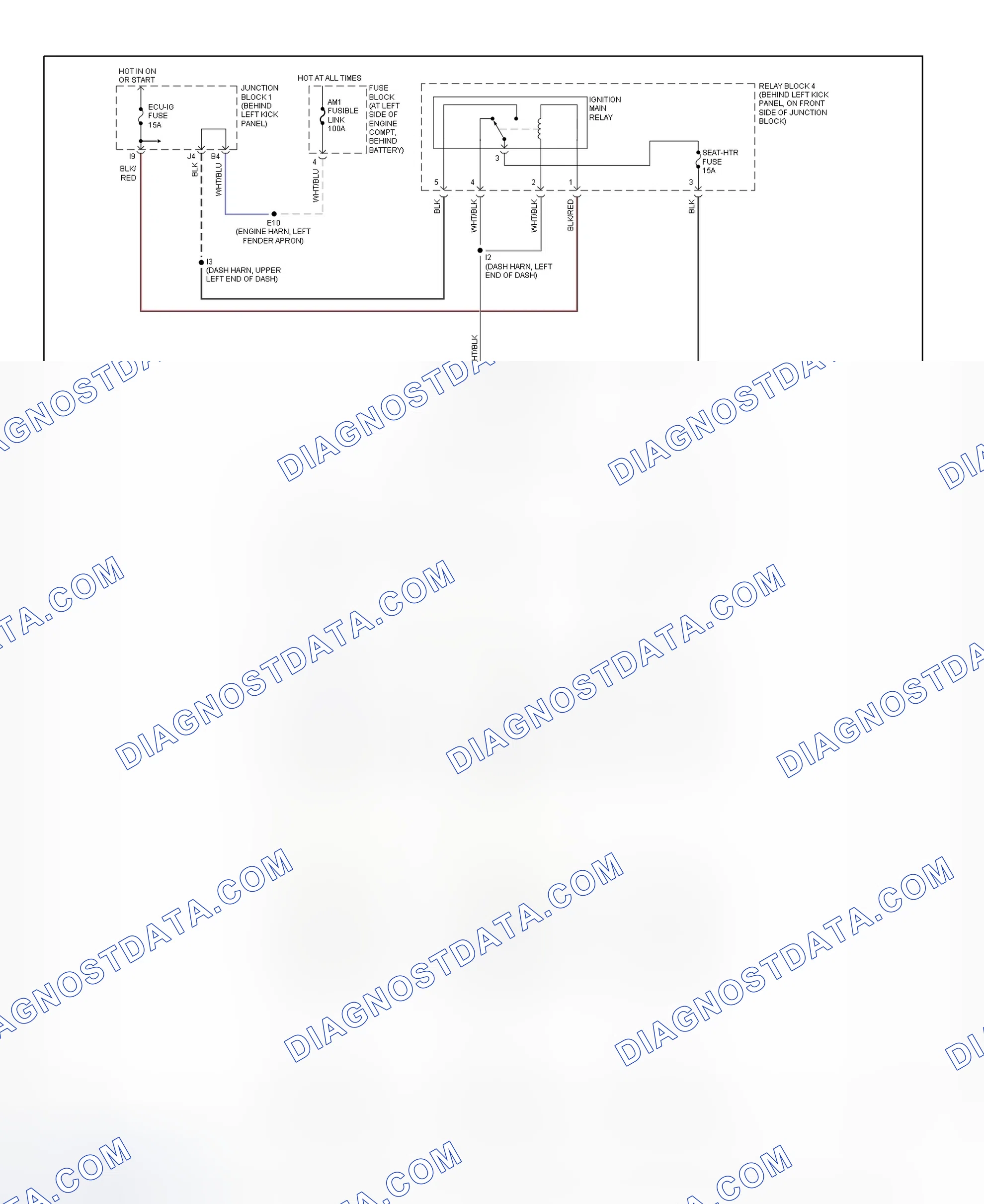 Scheme 20: Heated Seat System Wiring Diagram (SC300 & SC400)
