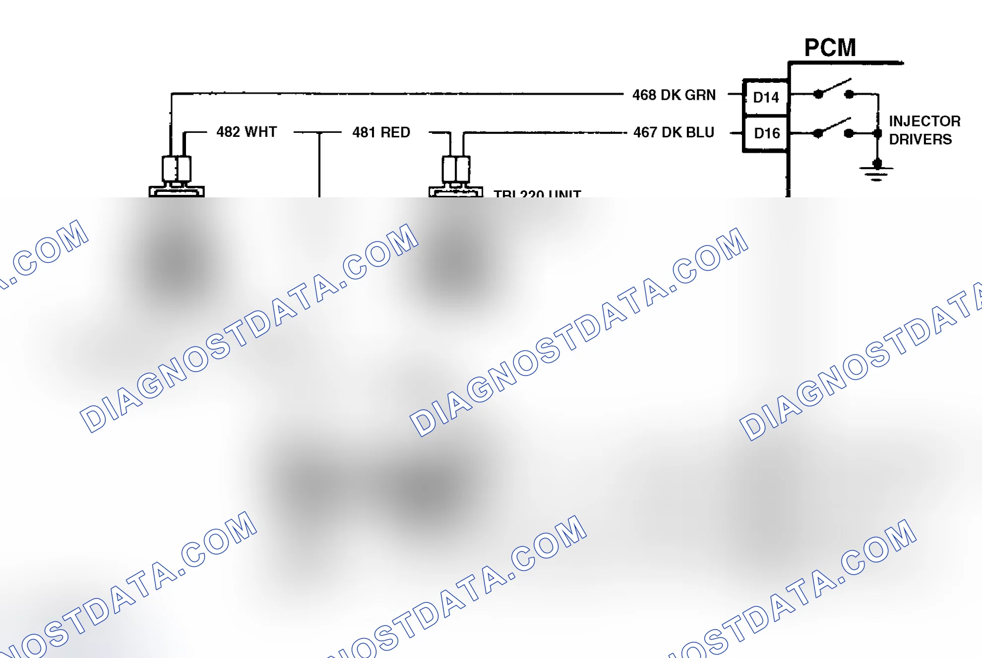 Scheme 72: Code 42 Schematic ("C" & "K" Series 5.7L M/T) Ignition Control