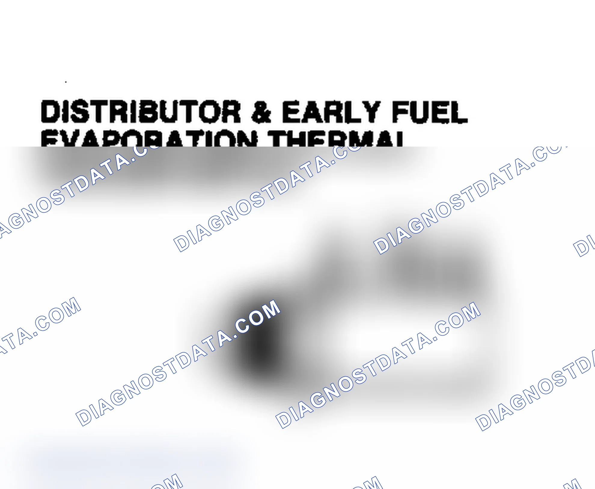 Scheme 3: DISTRIBUTOR & EARLY FUEL EVAPORATION THERMAL VACUUM SWITCH