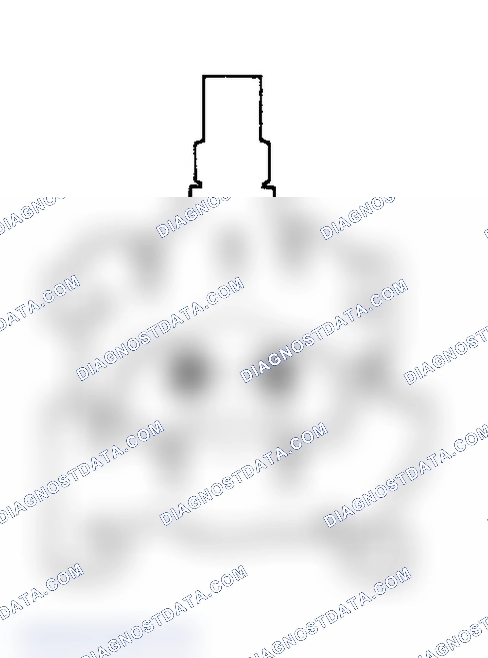 Scheme 62: Air Horn Screw Tightening Sequence Screws 1 and 2 are countersunk next to venturi.